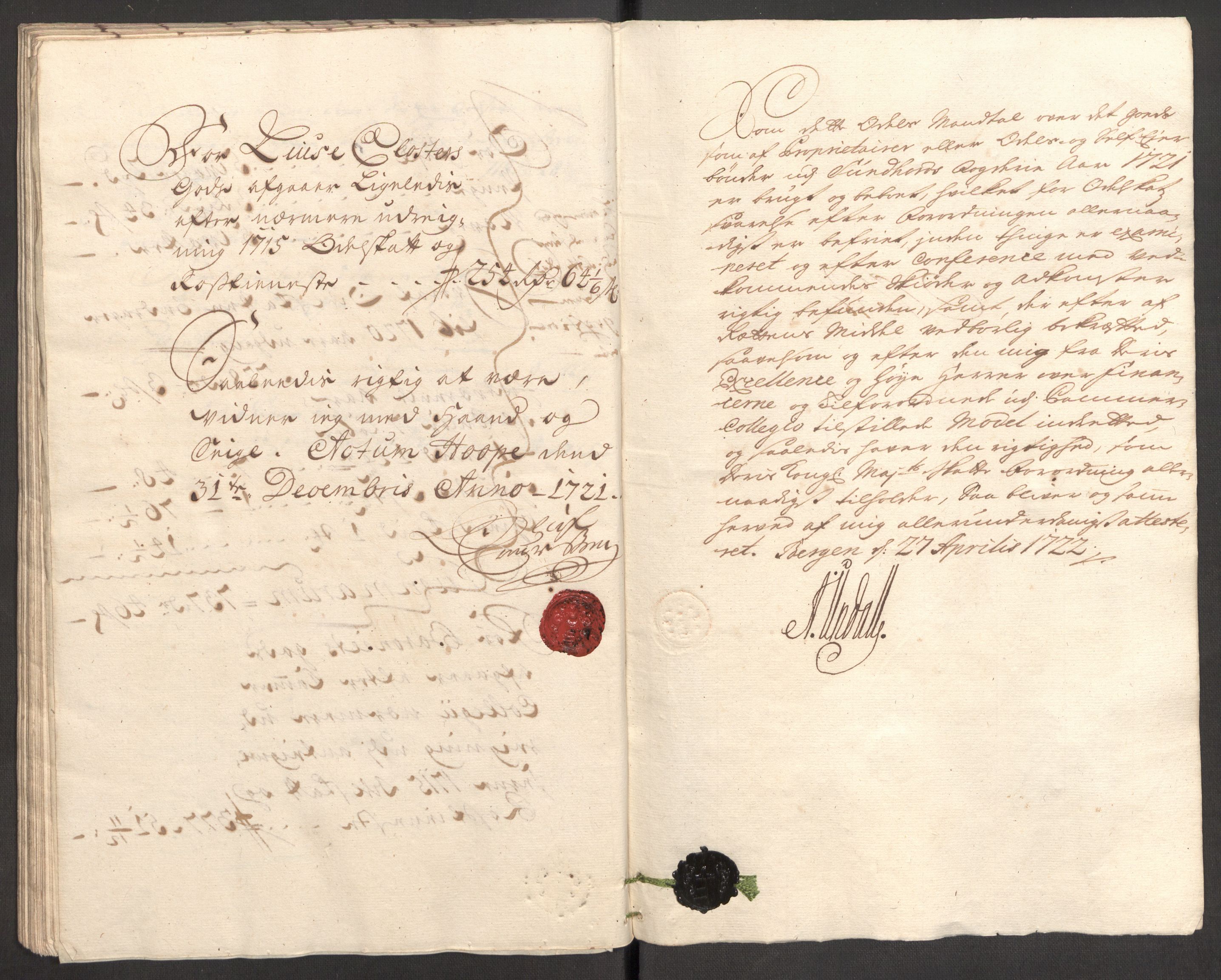 Rentekammeret inntil 1814, Reviderte regnskaper, Fogderegnskap, AV/RA-EA-4092/R48/L3000: Fogderegnskap Sunnhordland og Hardanger, 1721, s. 268