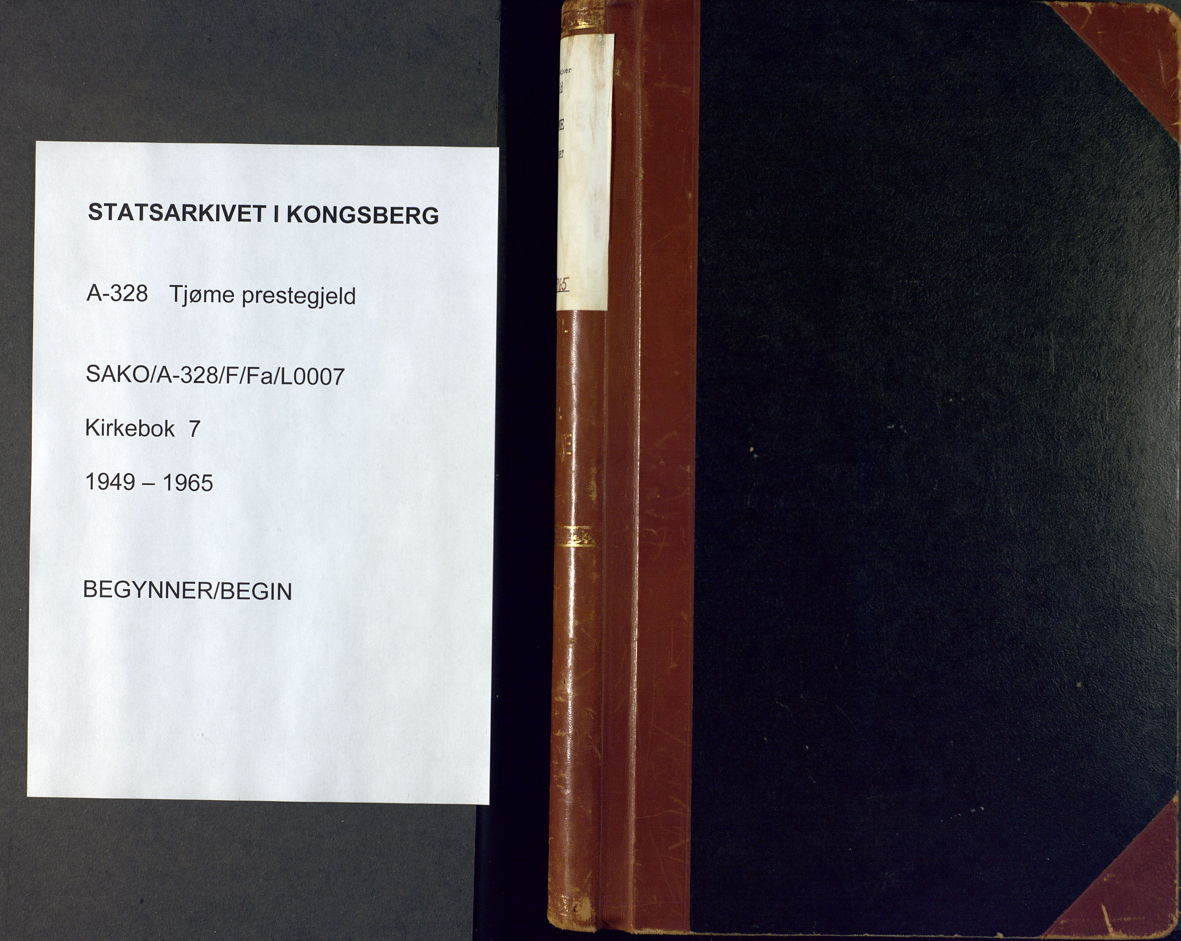 Tjøme kirkebøker, AV/SAKO-A-328/G/Ga/L0005: Klokkerbok nr. I 5, 1949-1965
