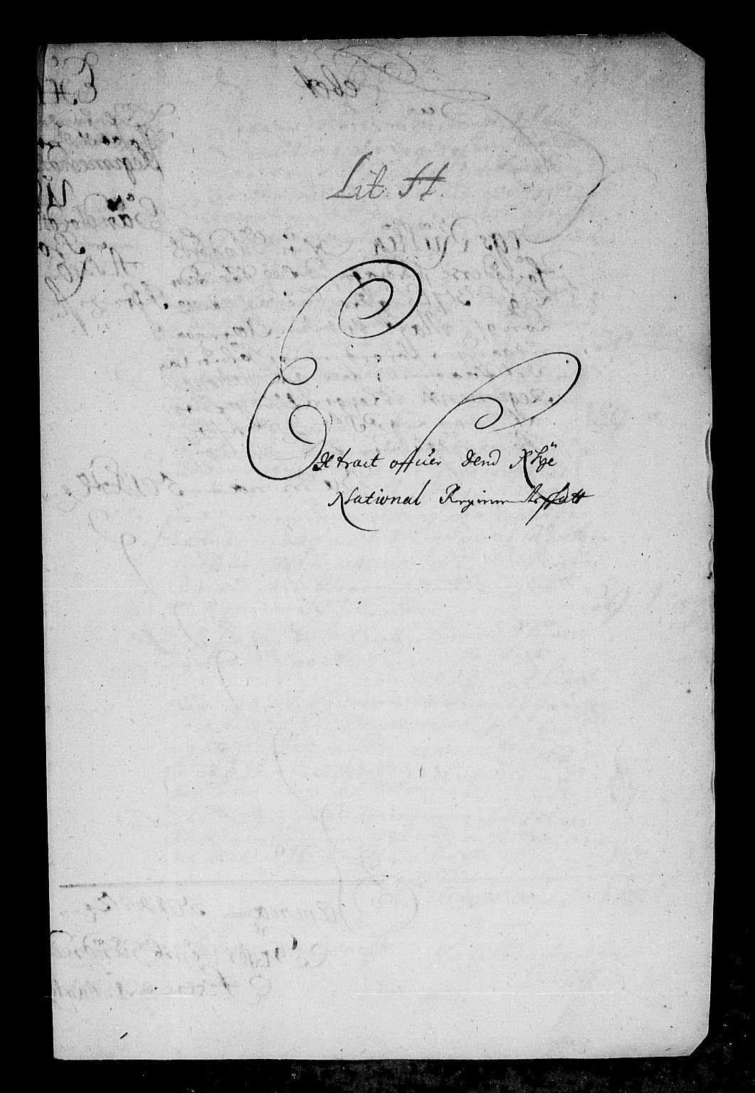 Rentekammeret inntil 1814, Reviderte regnskaper, Stiftamtstueregnskaper, Bergen stiftamt, AV/RA-EA-6043/R/Rc/L0084: Bergen stiftamt, 1687