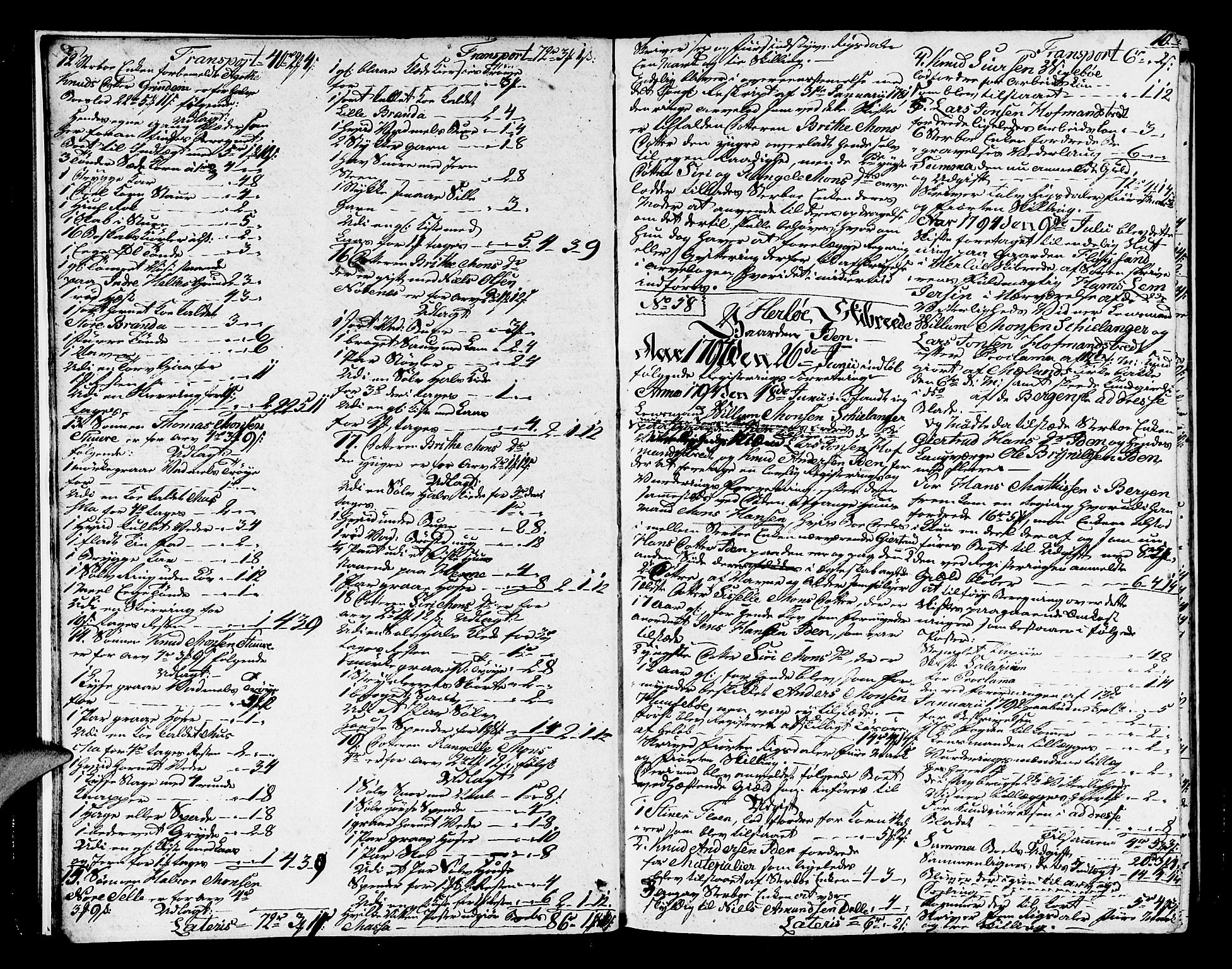 Nordhordland sorenskrivar, AV/SAB-A-2901/1/H/Ha/L0009a: Skifteprotokollar Nordhordland , 1794-1797, s. 9b-10a