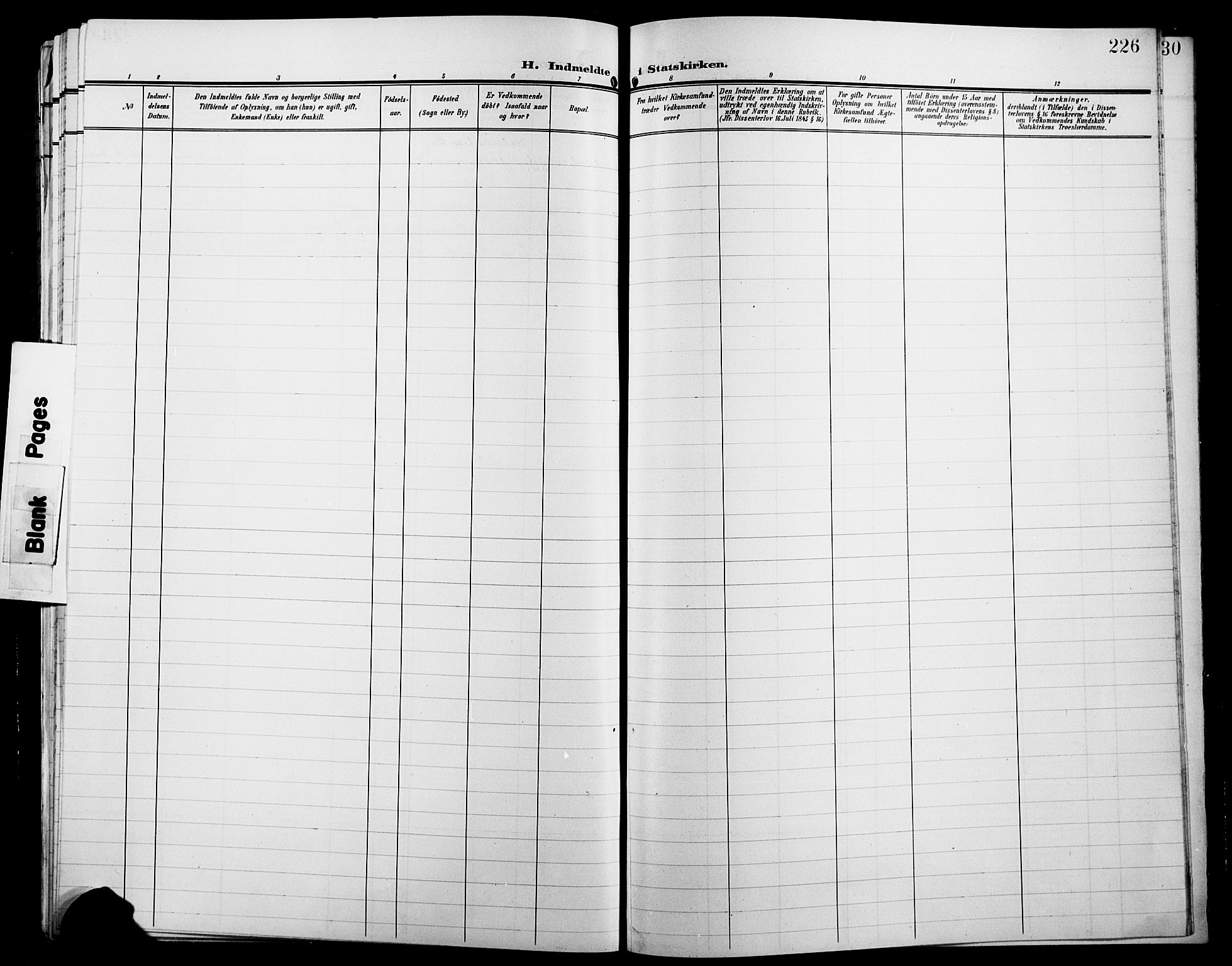 Jevnaker prestekontor, AV/SAH-PREST-116/H/Ha/Hab/L0004: Klokkerbok nr. 4, 1907-1918, s. 226