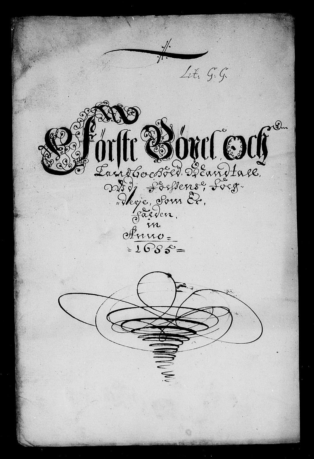 Rentekammeret inntil 1814, Reviderte regnskaper, Stiftamtstueregnskaper, Trondheim stiftamt og Nordland amt, RA/EA-6044/R/Rg/L0080: Trondheim stiftamt og Nordland amt, 1685