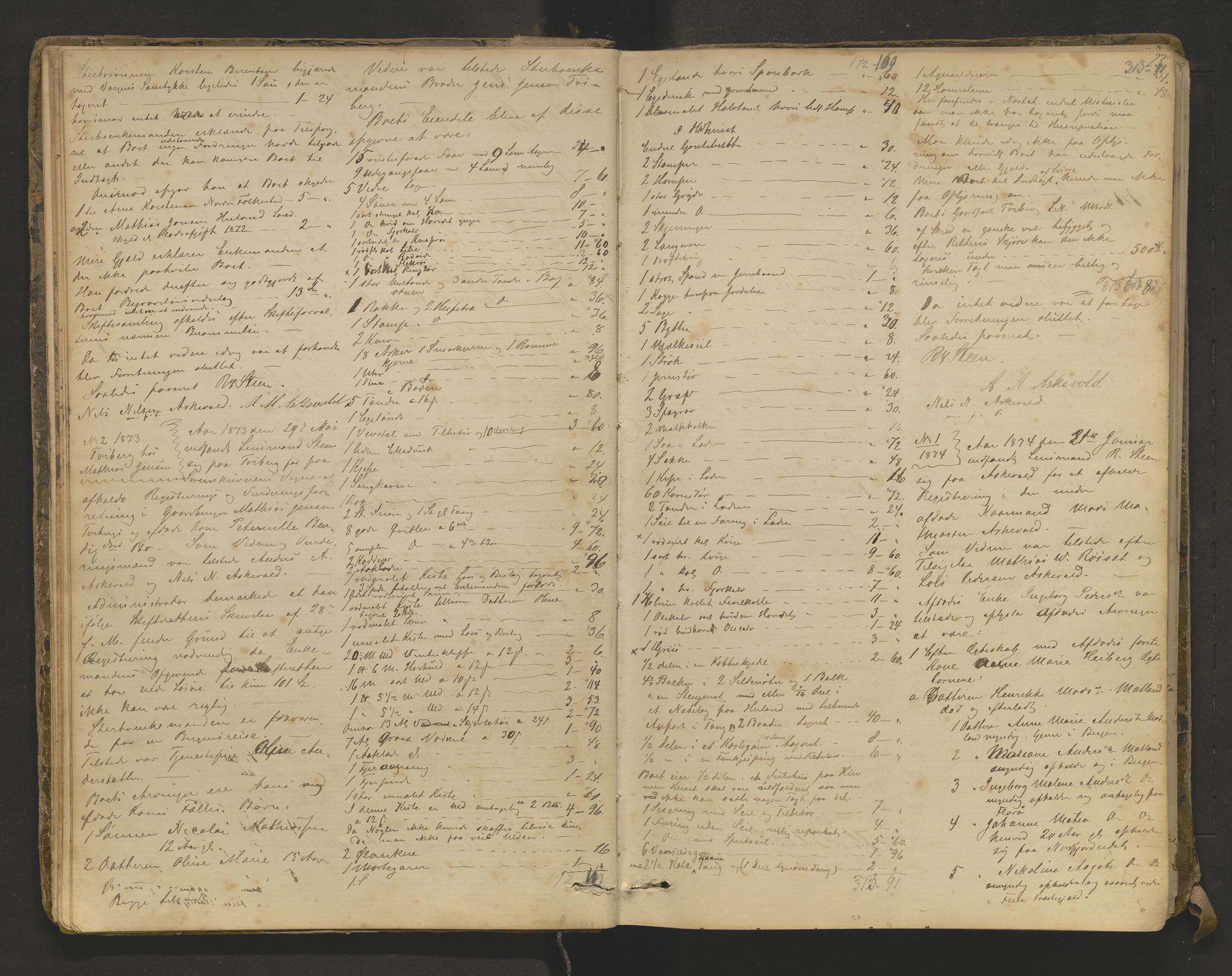 Lensmannen i Askvoll, AV/SAB-A-26301/0006/L0003: Registreringsprotokoll, 1869-1904, s. 22b-23a