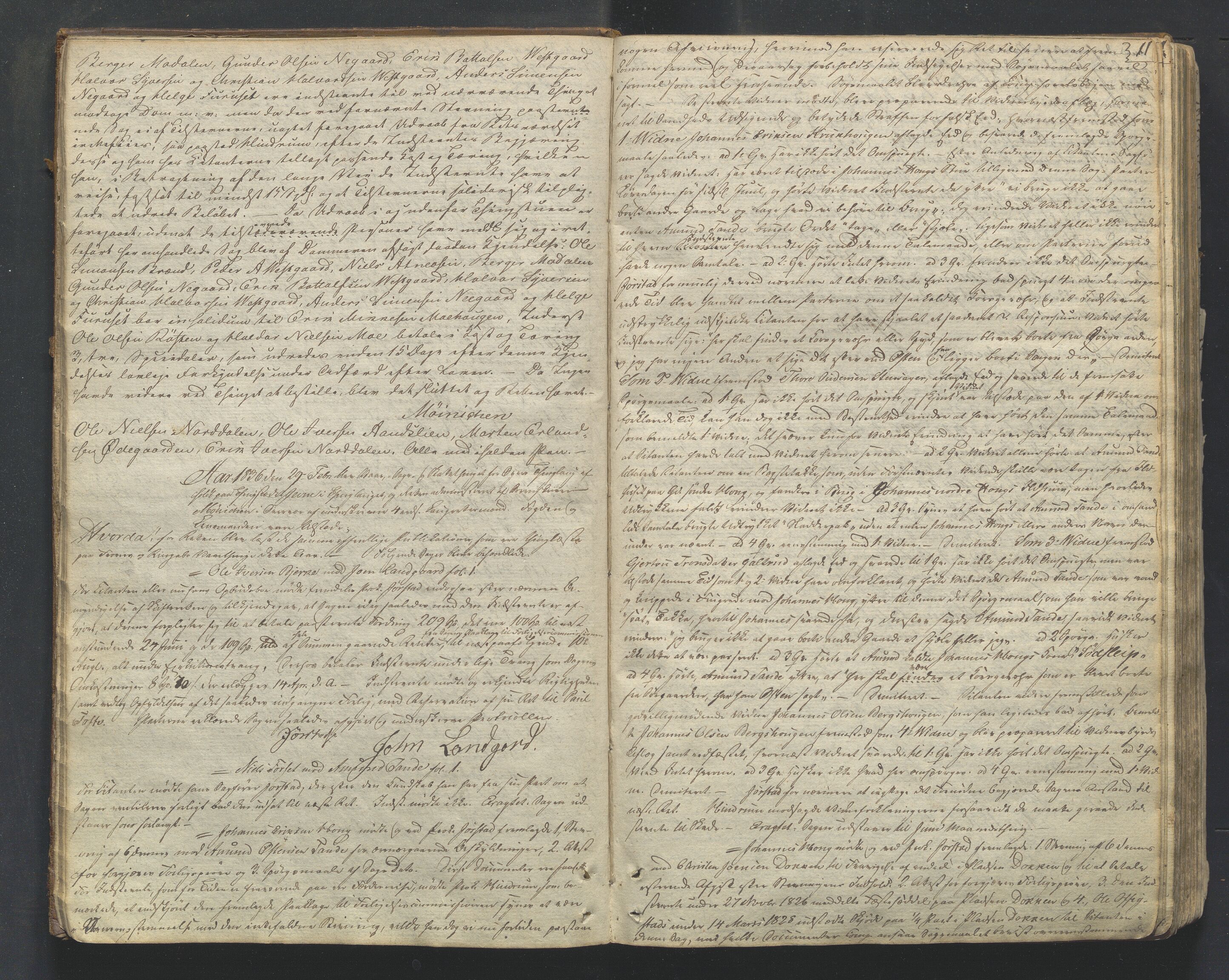 Mellom-Gudbrandsdal sorenskriveri, AV/SAH-TING-038/G/Gb/L0001: Tingbok, 1835-1849, s. 10b-11a