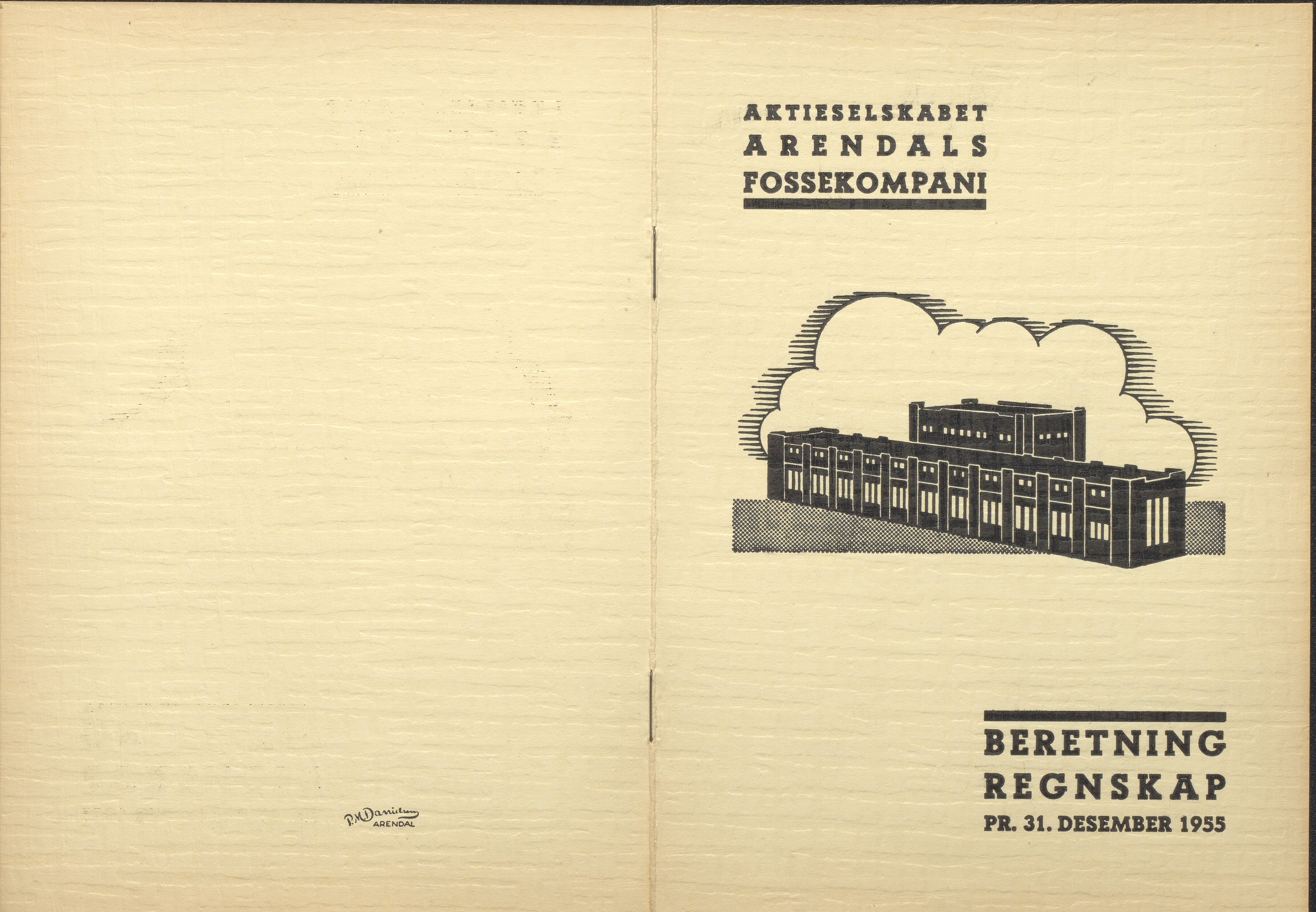 Arendals Fossekompani, AAKS/PA-2413/X/X01/L0001/0012: Beretninger, regnskap, balansekonto, gevinst- og tapskonto / Beretning, regnskap 1945 - 1962, 1945-1962, s. 61