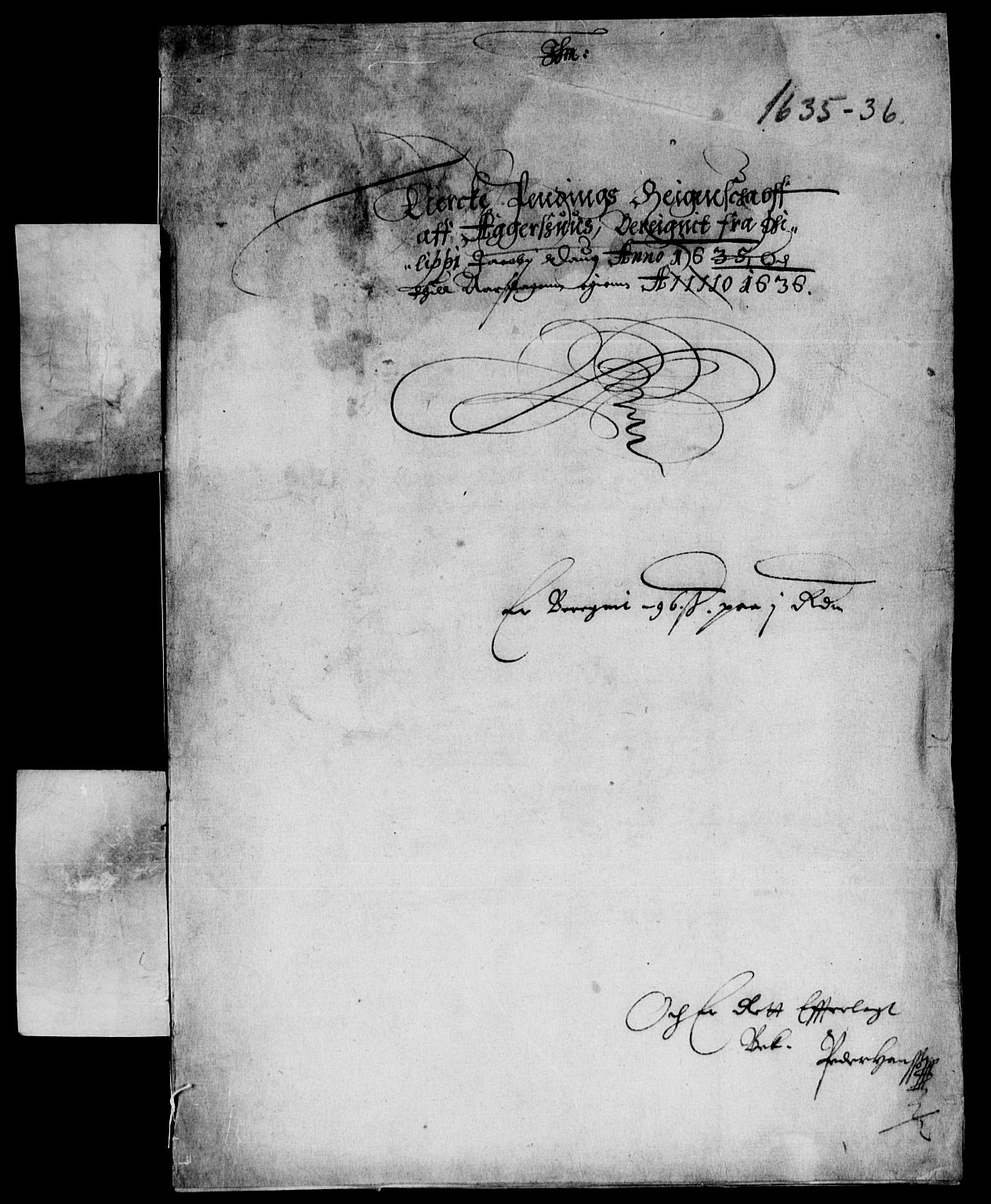 Rentekammeret inntil 1814, Reviderte regnskaper, Lensregnskaper, AV/RA-EA-5023/R/Rb/Rba/L0127: Akershus len, 1635-1637