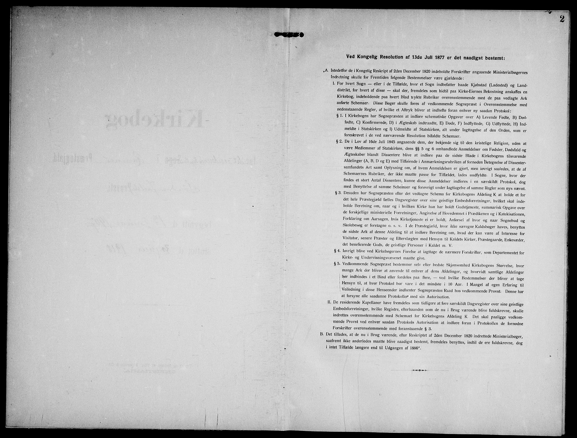 Ramnes kirkebøker, AV/SAKO-A-314/F/Fd/L0004: Residerende kapellans bok nr. IV 4, 1907-1919, s. 2