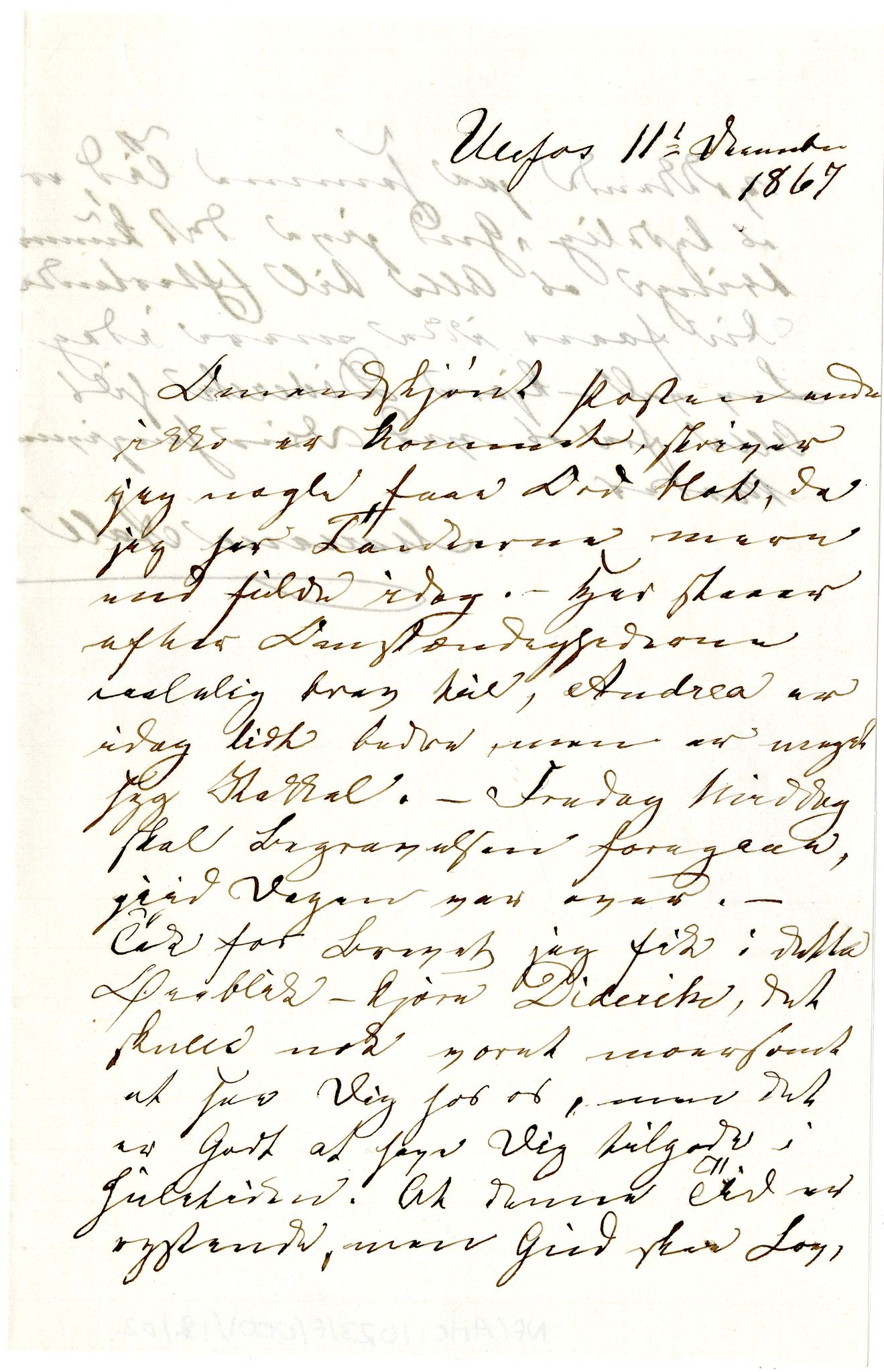 Diderik Maria Aalls brevsamling, NF/Ark-1023/F/L0001: D.M. Aalls brevsamling. A - B, 1738-1889, s. 237