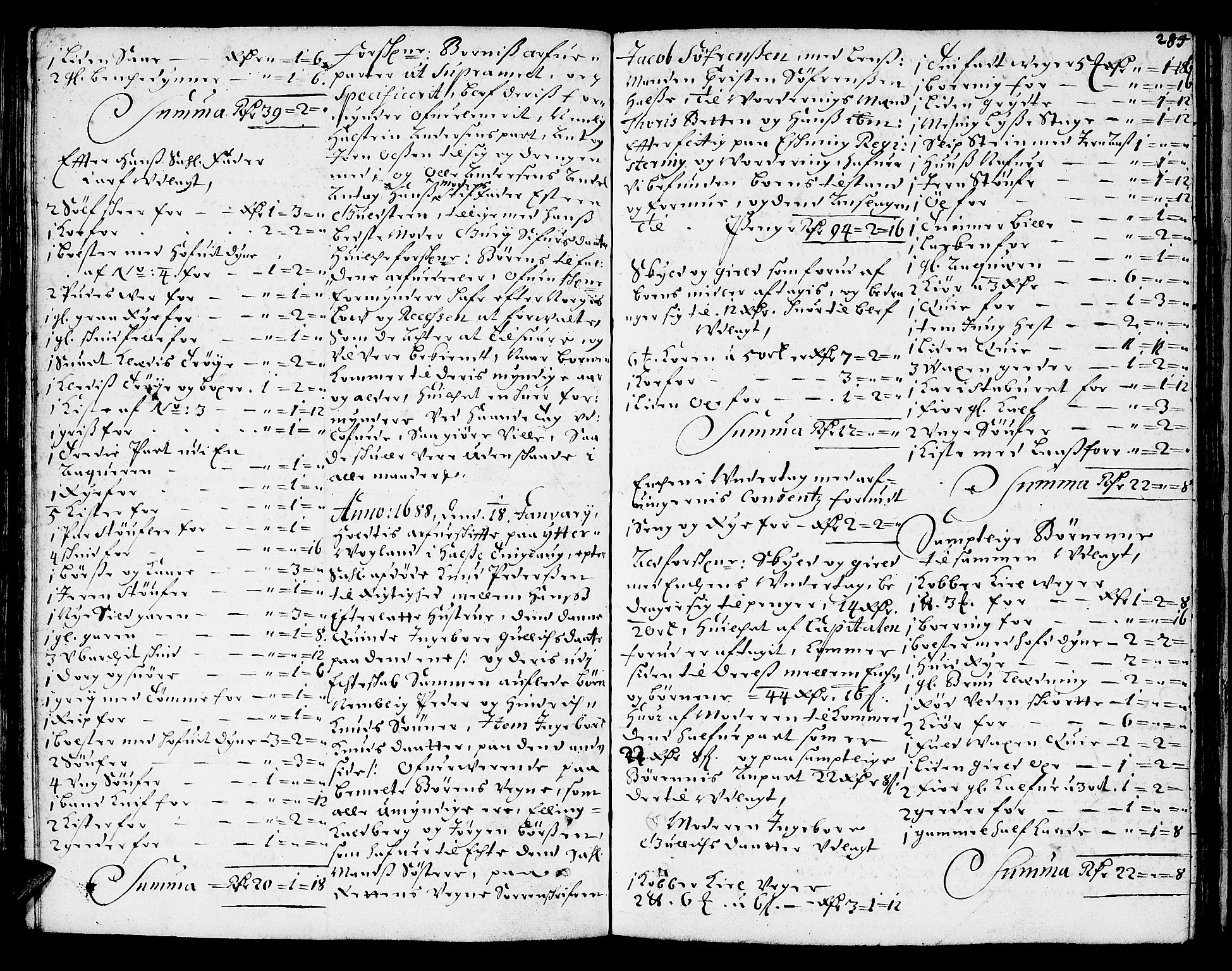 Nordmøre sorenskriveri, AV/SAT-A-4132/1/3/3A/L0003: Skifteprotokoll nr. 3, 1681-1689, s. 283b-284a
