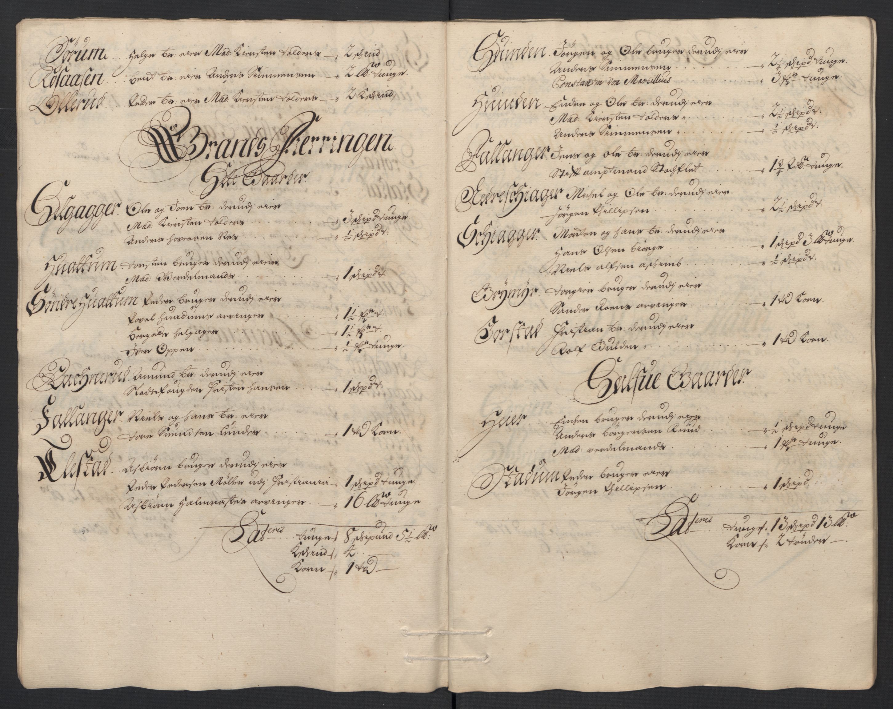 Rentekammeret inntil 1814, Reviderte regnskaper, Fogderegnskap, AV/RA-EA-4092/R18/L1294: Fogderegnskap Hadeland, Toten og Valdres, 1696, s. 69