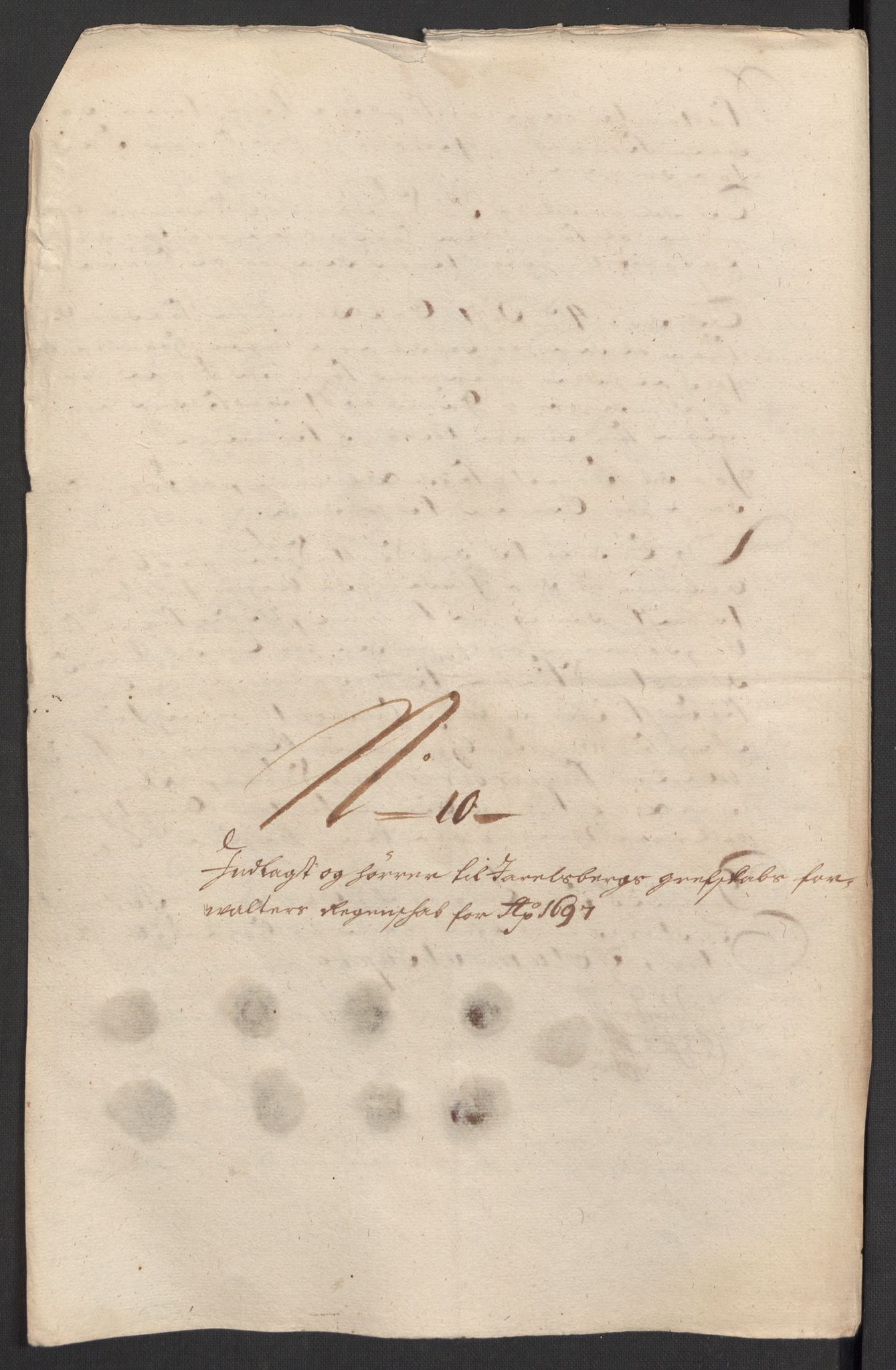 Rentekammeret inntil 1814, Reviderte regnskaper, Fogderegnskap, RA/EA-4092/R32/L1868: Fogderegnskap Jarlsberg grevskap, 1697-1699, s. 65