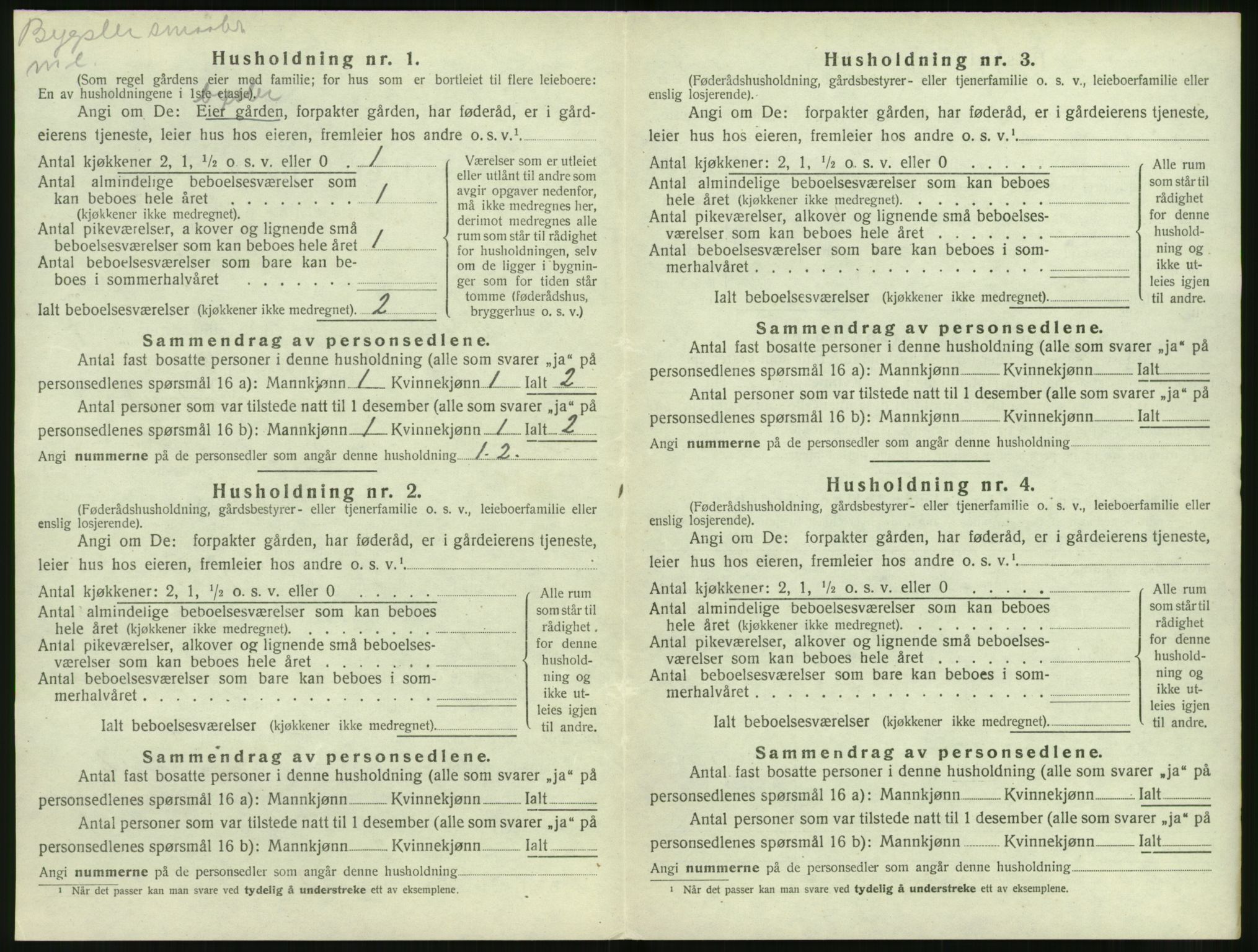 SAT, Folketelling 1920 for 1519 Volda herred, 1920, s. 673