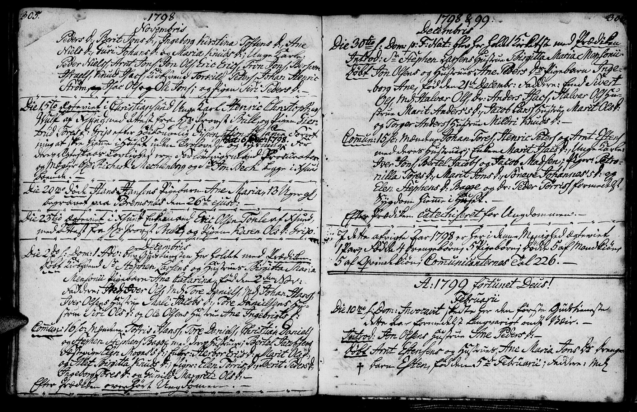 Ministerialprotokoller, klokkerbøker og fødselsregistre - Møre og Romsdal, AV/SAT-A-1454/574/L0876: Ministerialbok nr. 574A02, 1754-1814, s. 305-306