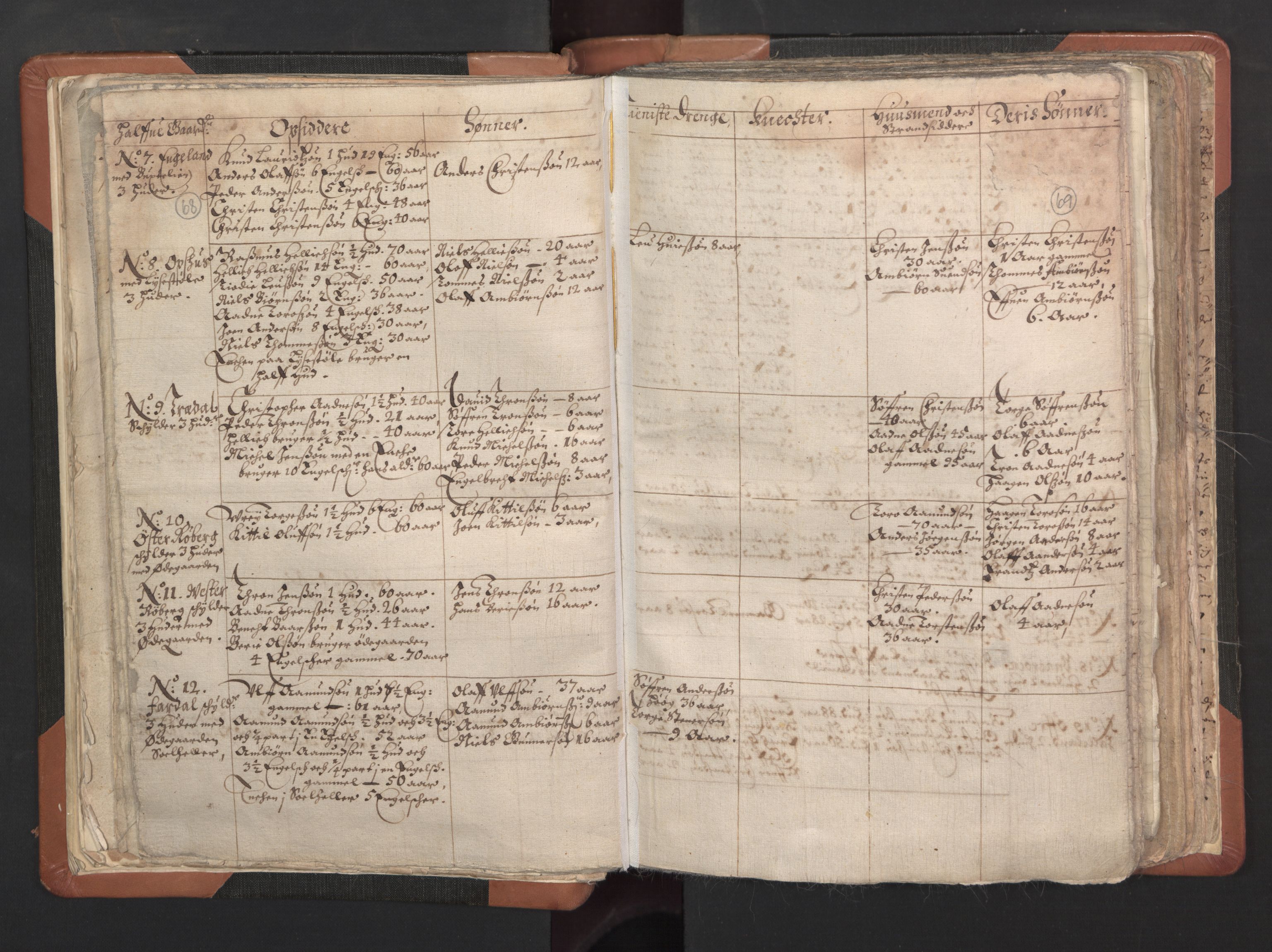 RA, Sogneprestenes manntall 1664-1666, nr. 16: Lista prosti, 1664-1666, s. 68-69