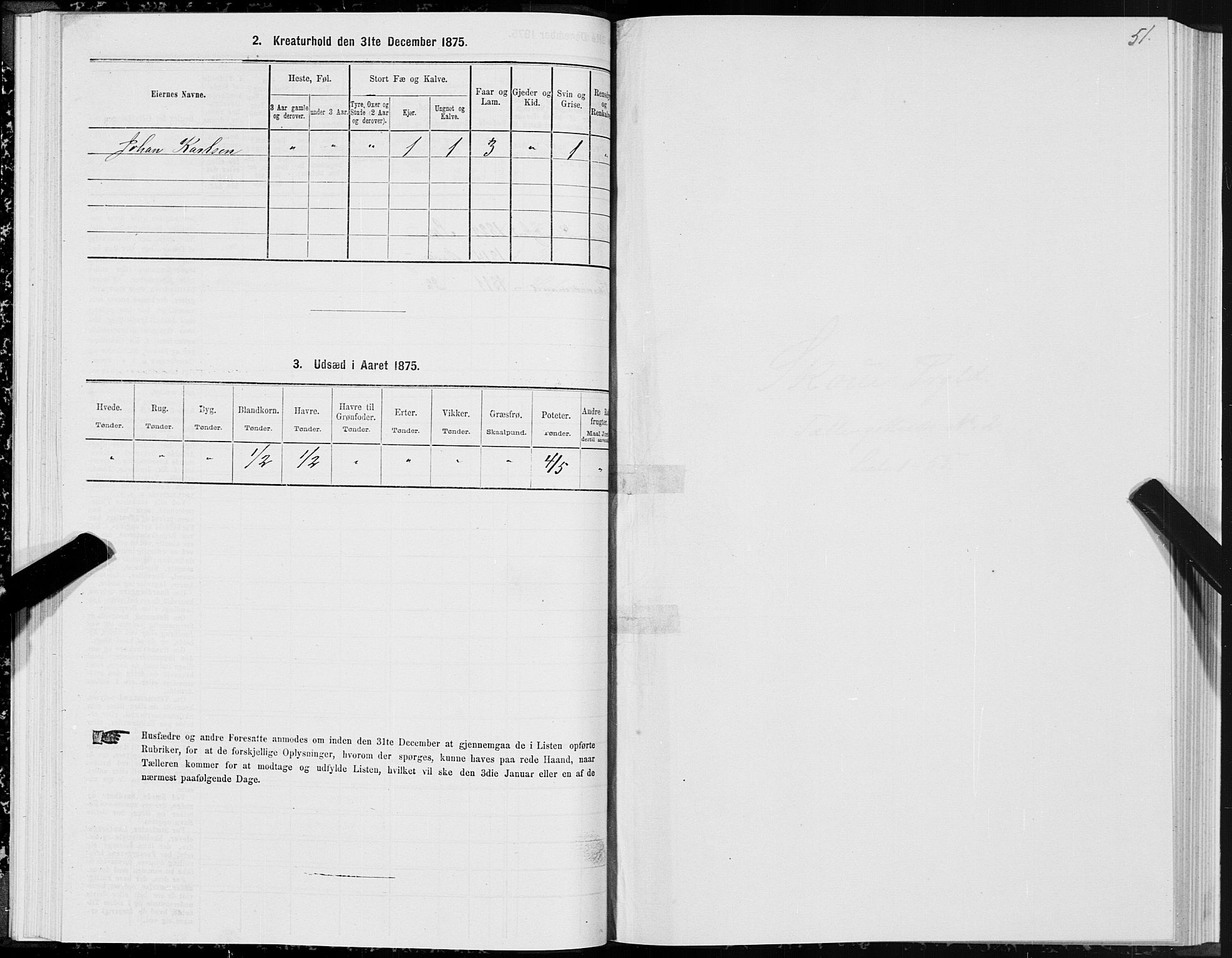 SAT, Folketelling 1875 for 1529P Skodje prestegjeld, 1875, s. 1051