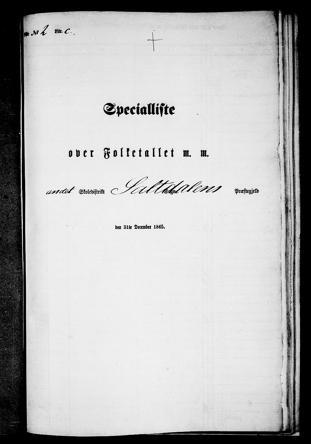 RA, Folketelling 1865 for 1840P Saltdal prestegjeld, 1865, s. 54