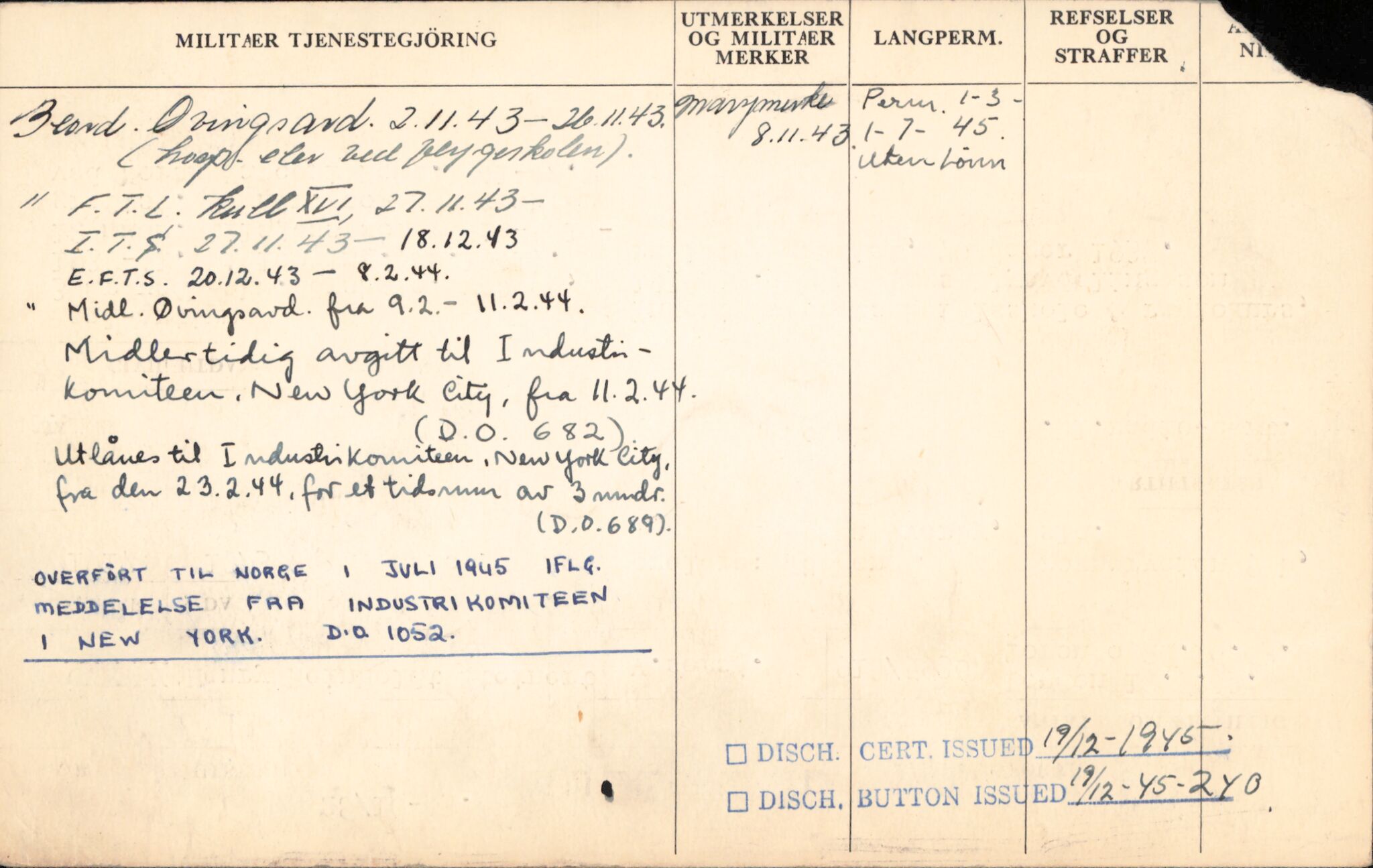 Forsvaret, Forsvarets overkommando/Luftforsvarsstaben, AV/RA-RAFA-4079/P/Pa/L0052: Personellpapirer, 1917, s. 563