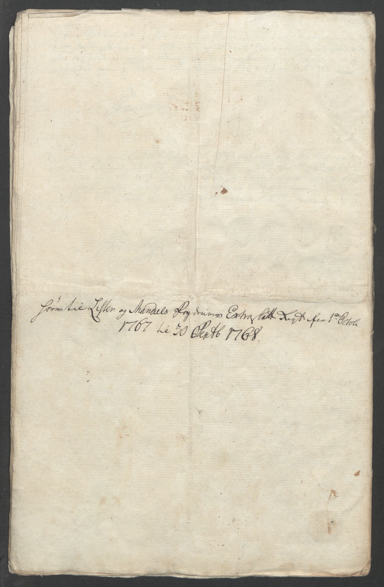 Rentekammeret inntil 1814, Reviderte regnskaper, Fogderegnskap, AV/RA-EA-4092/R45/L2704: Ekstraskatten Lista og Mandal, 1762-1768, s. 332