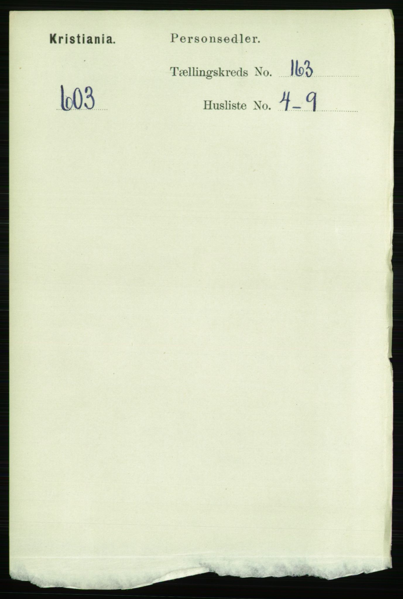 RA, Folketelling 1891 for 0301 Kristiania kjøpstad, 1891, s. 93621