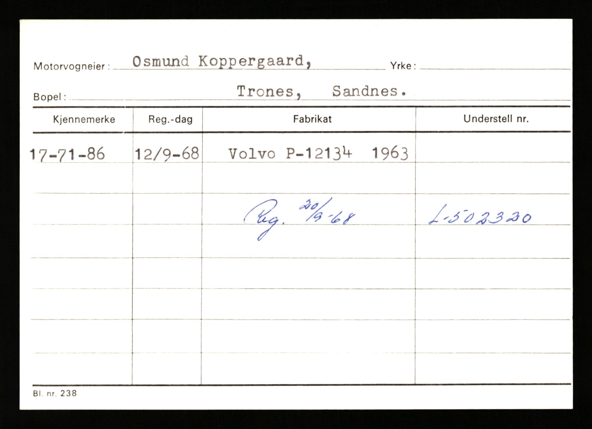 Stavanger trafikkstasjon, AV/SAST-A-101942/0/G/L0010: Registreringsnummer: 130000 - 239953, 1930-1971, s. 1625