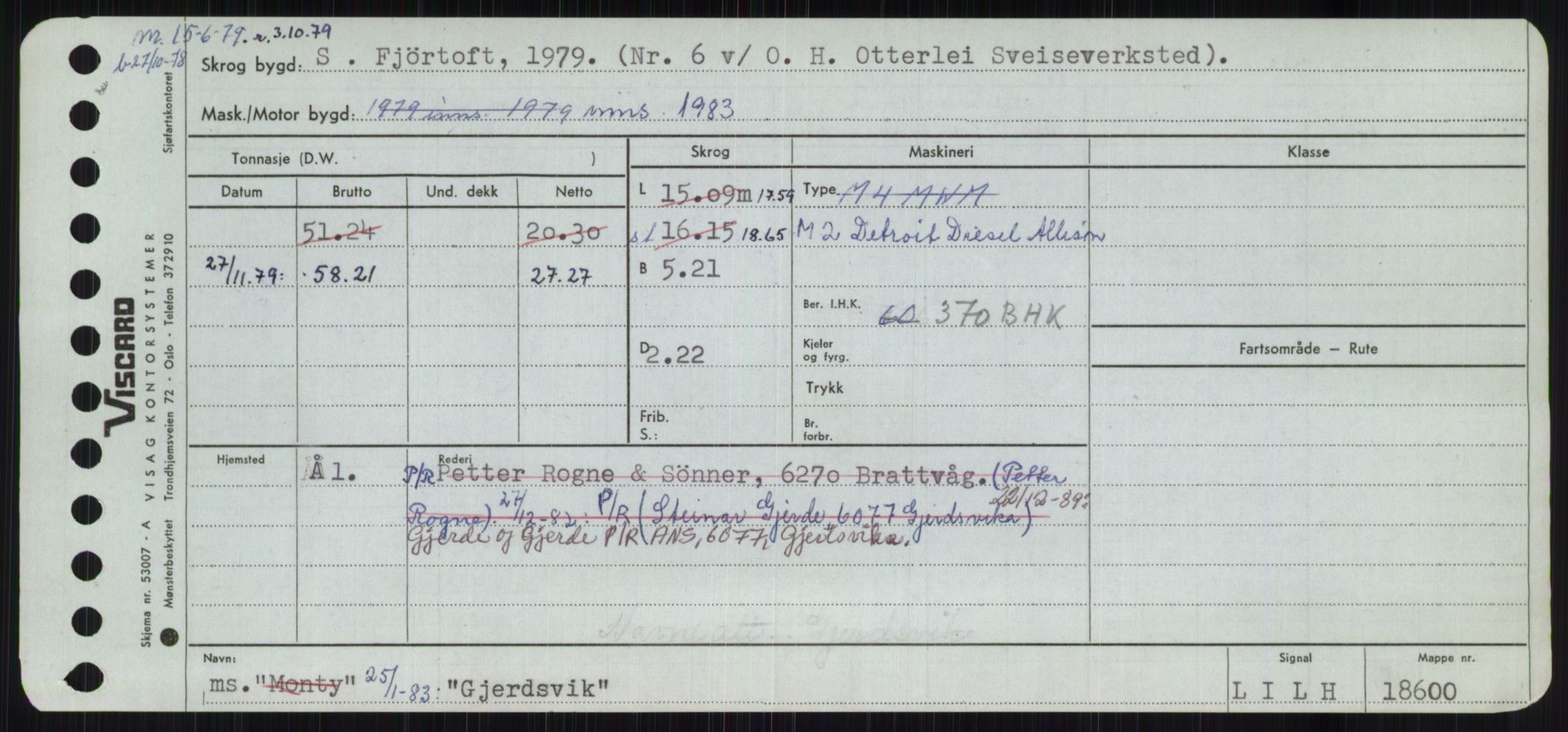 Sjøfartsdirektoratet med forløpere, Skipsmålingen, AV/RA-S-1627/H/Ha/L0002/0002: Fartøy, Eik-Hill / Fartøy, G-Hill, s. 149