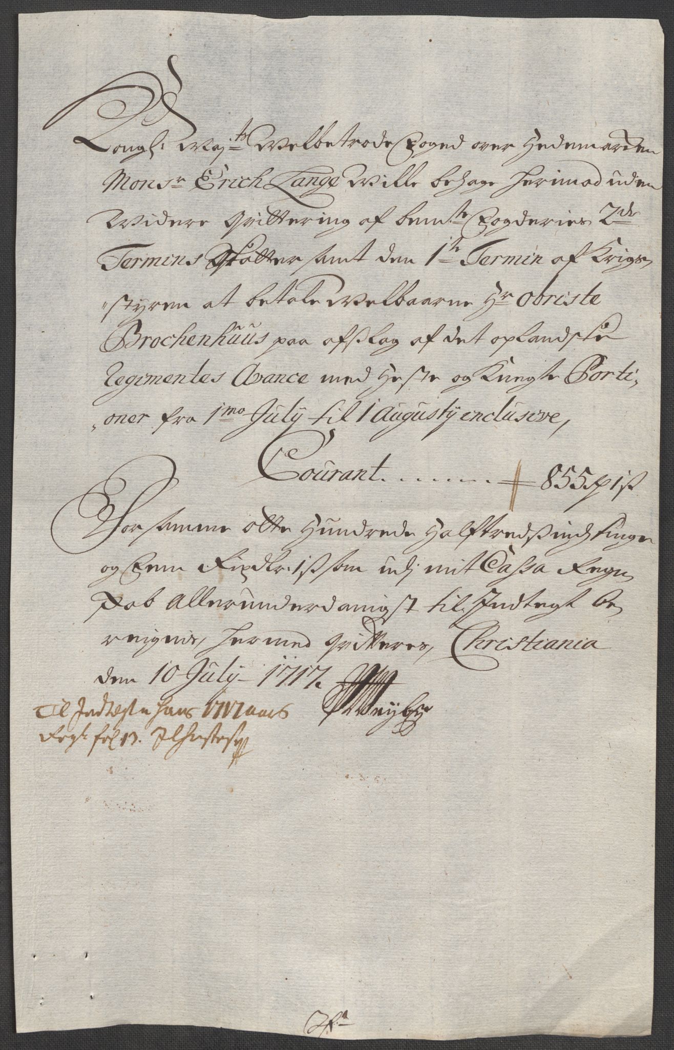 Rentekammeret inntil 1814, Reviderte regnskaper, Fogderegnskap, RA/EA-4092/R16/L1056: Fogderegnskap Hedmark, 1717, s. 402