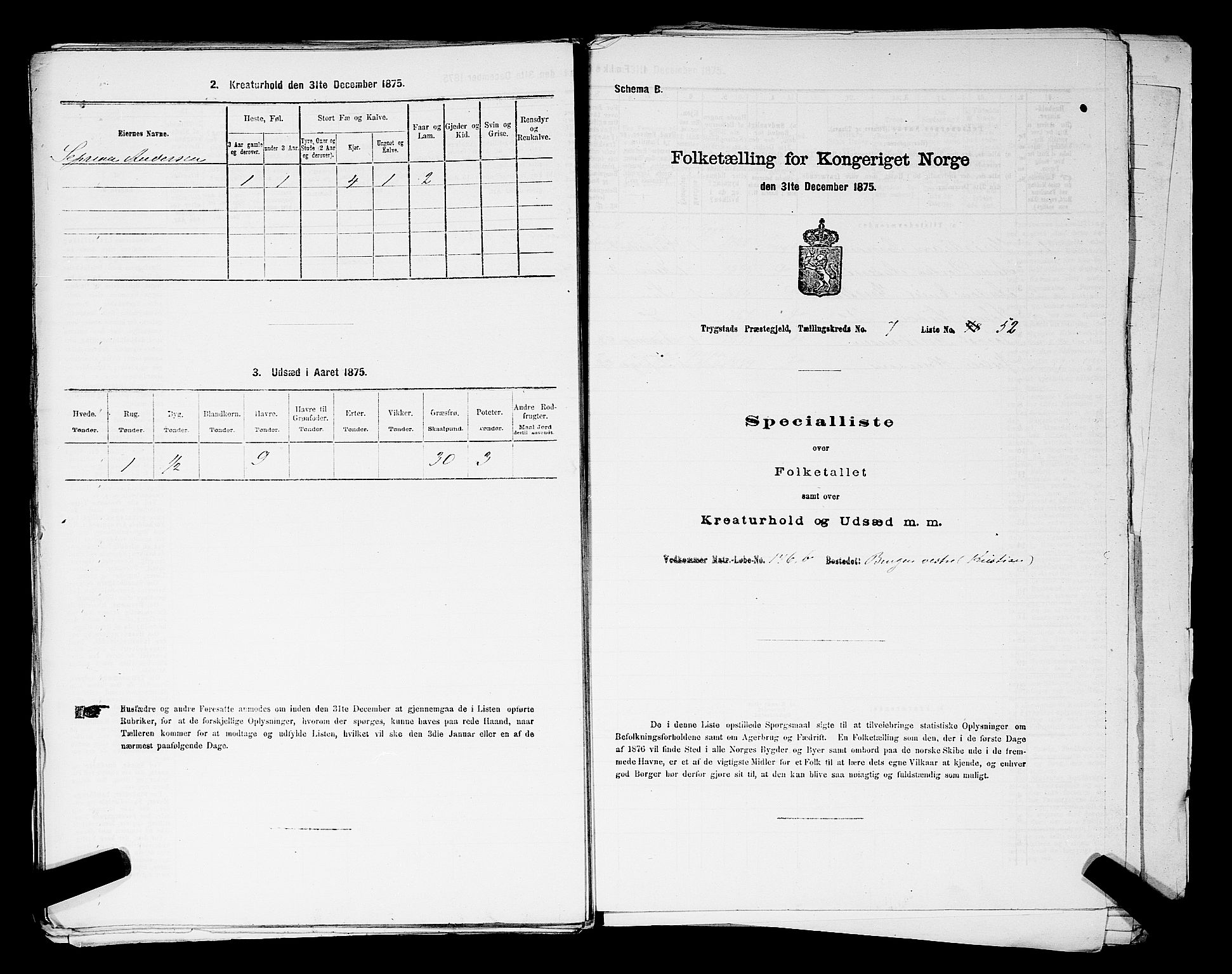 RA, Folketelling 1875 for 0122P Trøgstad prestegjeld, 1875, s. 844