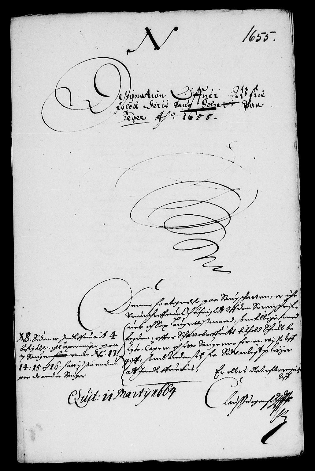 Rentekammeret inntil 1814, Reviderte regnskaper, Lensregnskaper, AV/RA-EA-5023/R/Rb/Rbm/L0009: Eiker len, 1652-1661