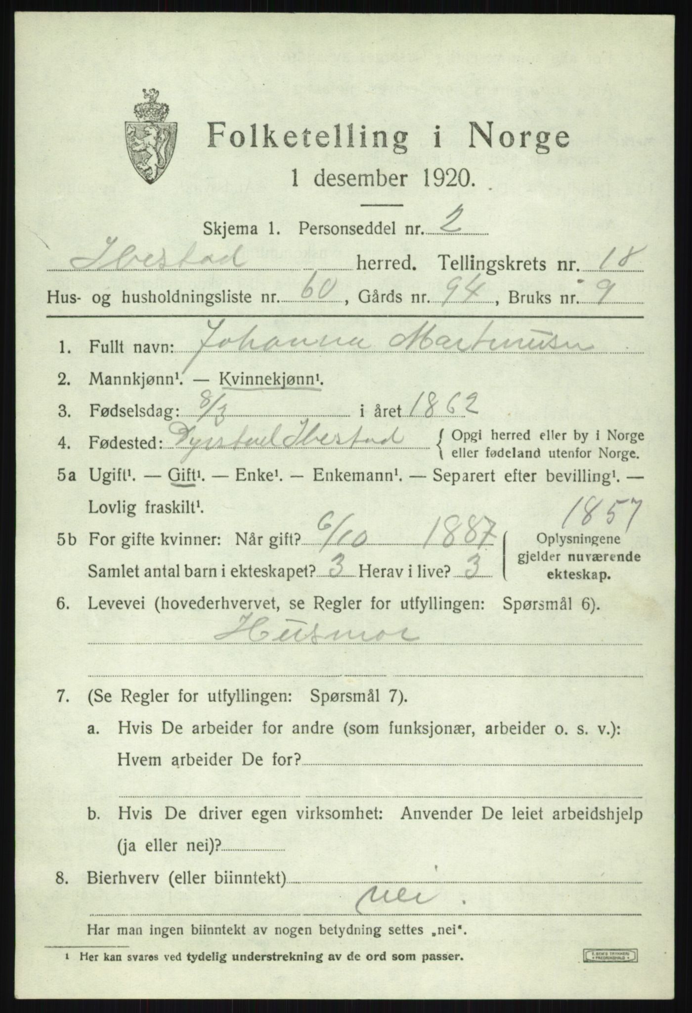 SATØ, Folketelling 1920 for 1917 Ibestad herred, 1920, s. 10494