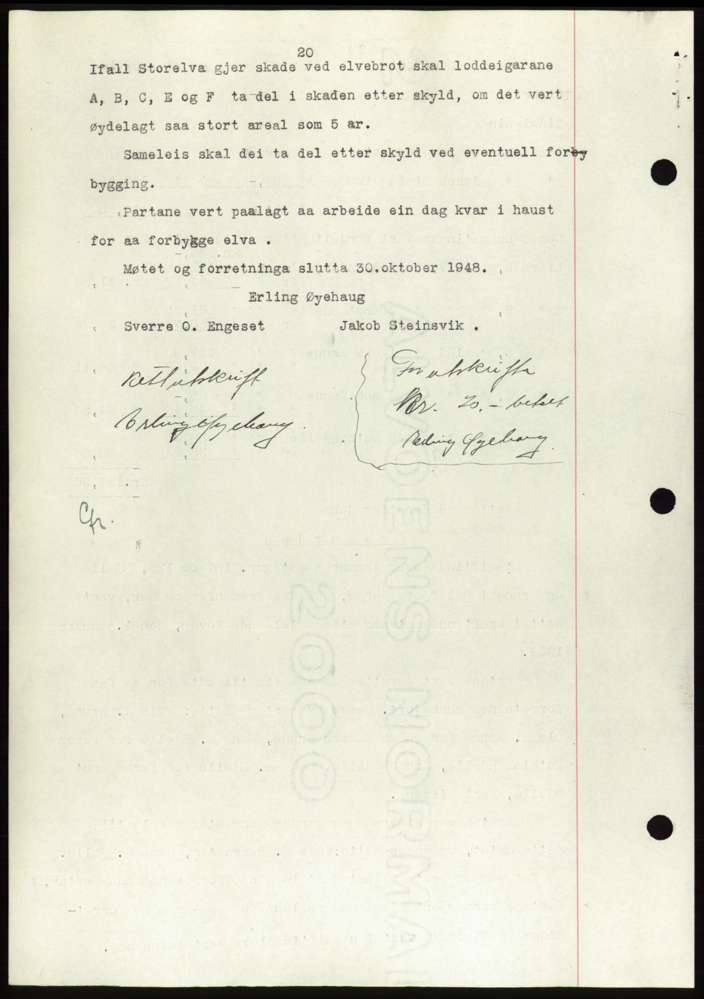 Søre Sunnmøre sorenskriveri, AV/SAT-A-4122/1/2/2C/L0083: Pantebok nr. 9A, 1948-1949, Dagboknr: 57/1949