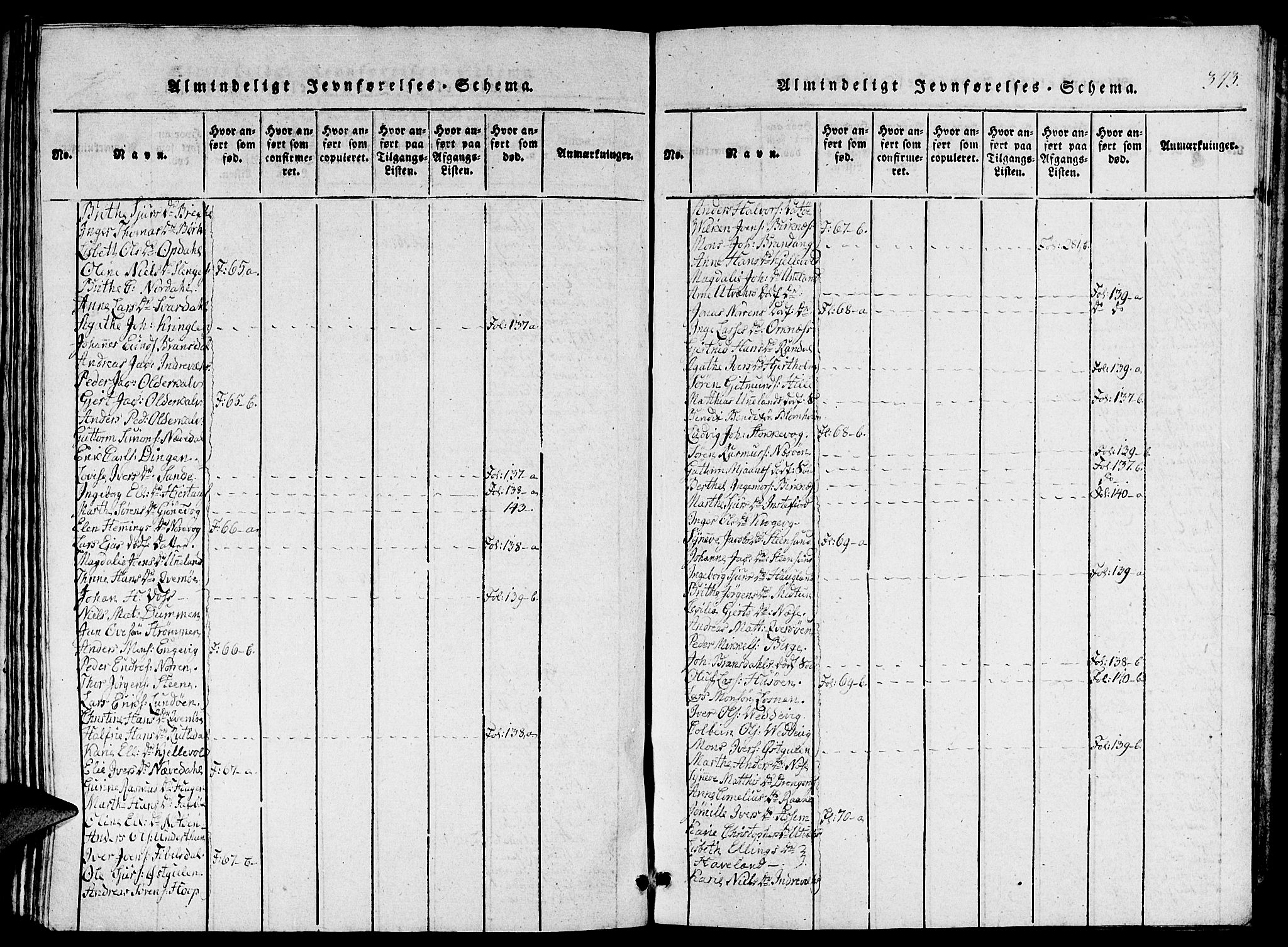 Gulen sokneprestembete, AV/SAB-A-80201/H/Haa/Haaa/L0018: Ministerialbok nr. A 18, 1816-1825, s. 343
