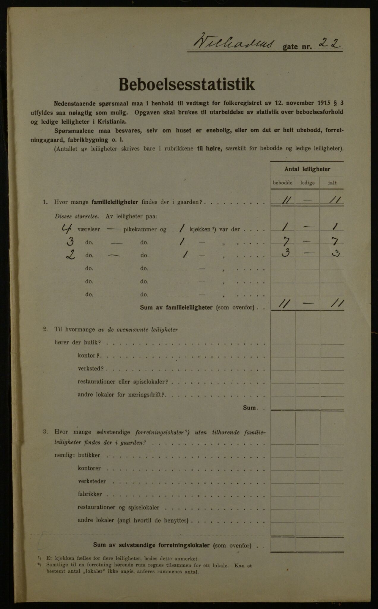 OBA, Kommunal folketelling 1.12.1923 for Kristiania, 1923, s. 140995