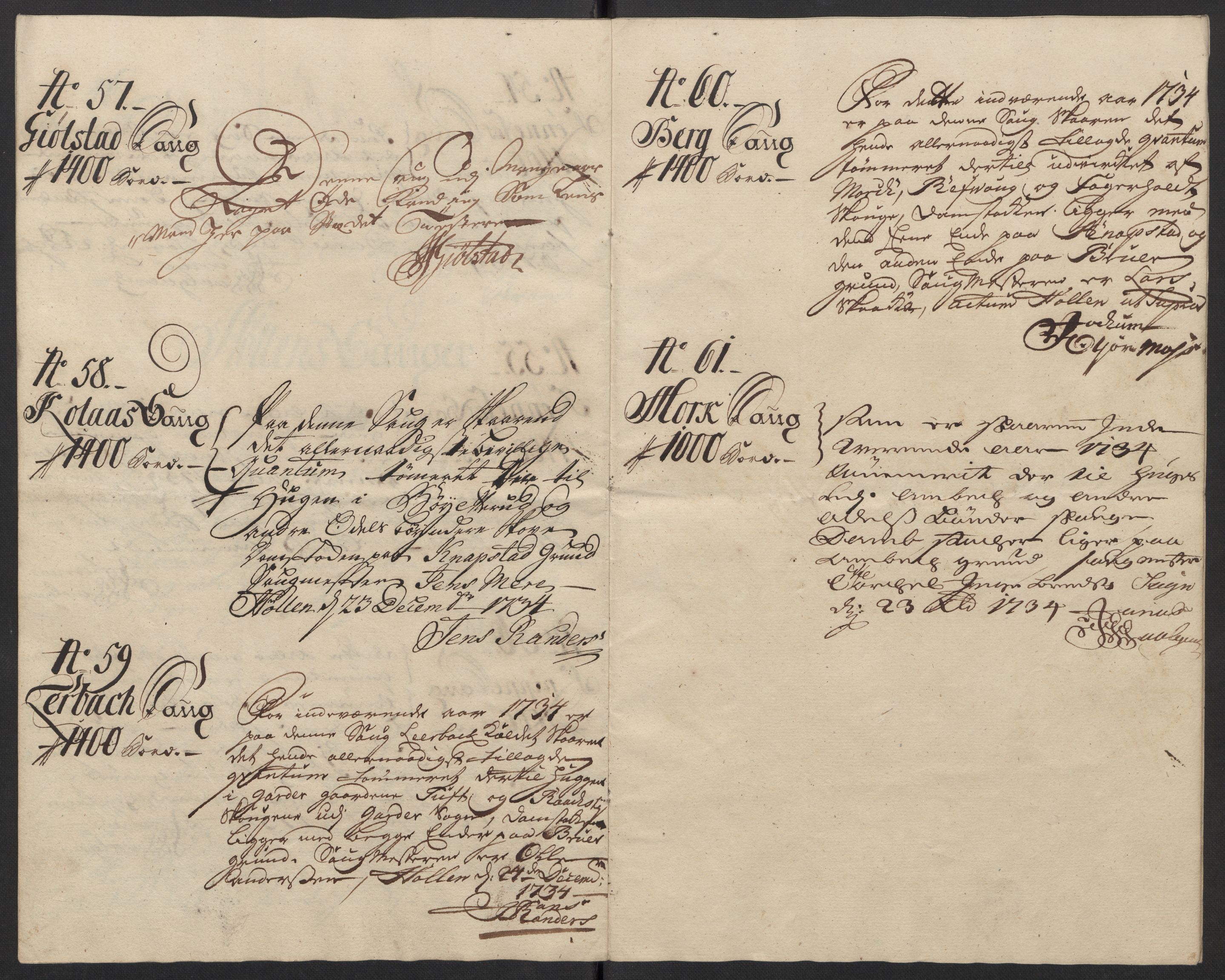 Rentekammeret inntil 1814, Reviderte regnskaper, Fogderegnskap, AV/RA-EA-4092/R10/L0473: Fogderegnskap Aker og Follo, 1734, s. 106