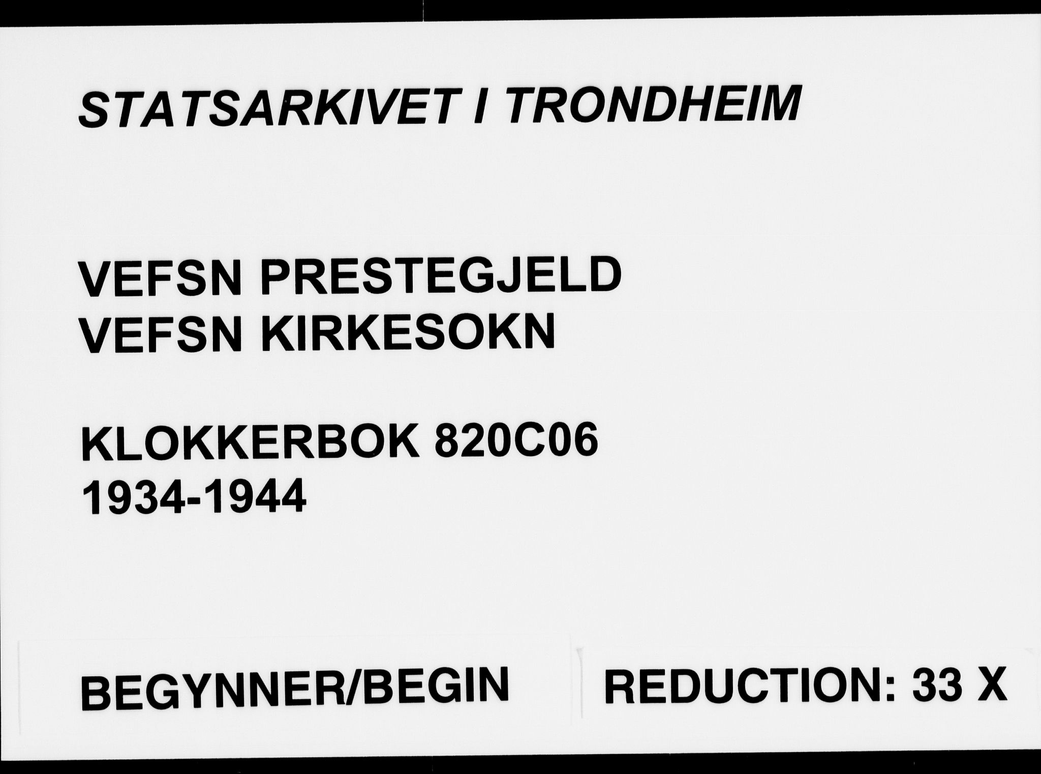 Ministerialprotokoller, klokkerbøker og fødselsregistre - Nordland, SAT/A-1459/820/L0304: Klokkerbok nr. 820C06, 1934-1944