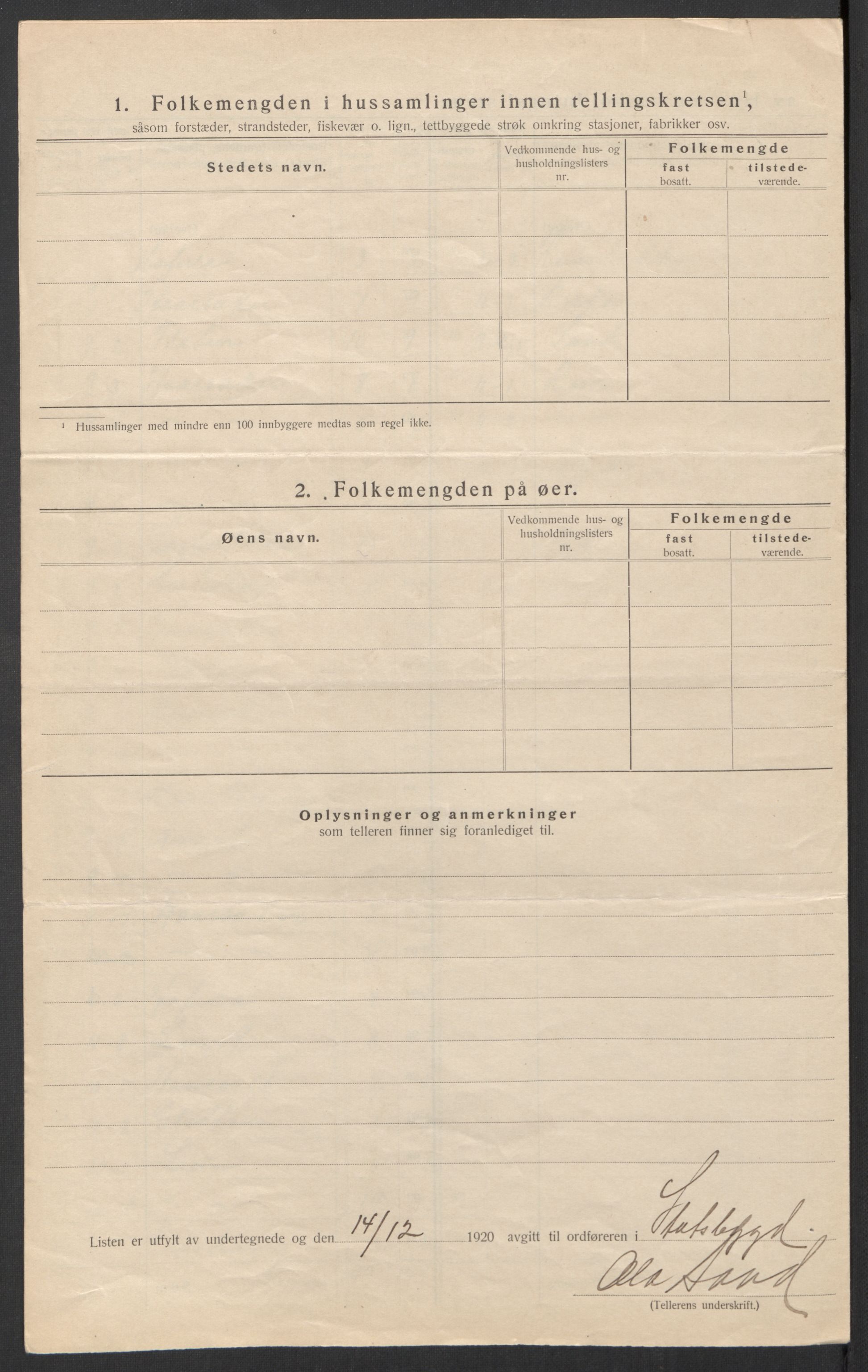 SAT, Folketelling 1920 for 1625 Stadsbygd herred, 1920, s. 14