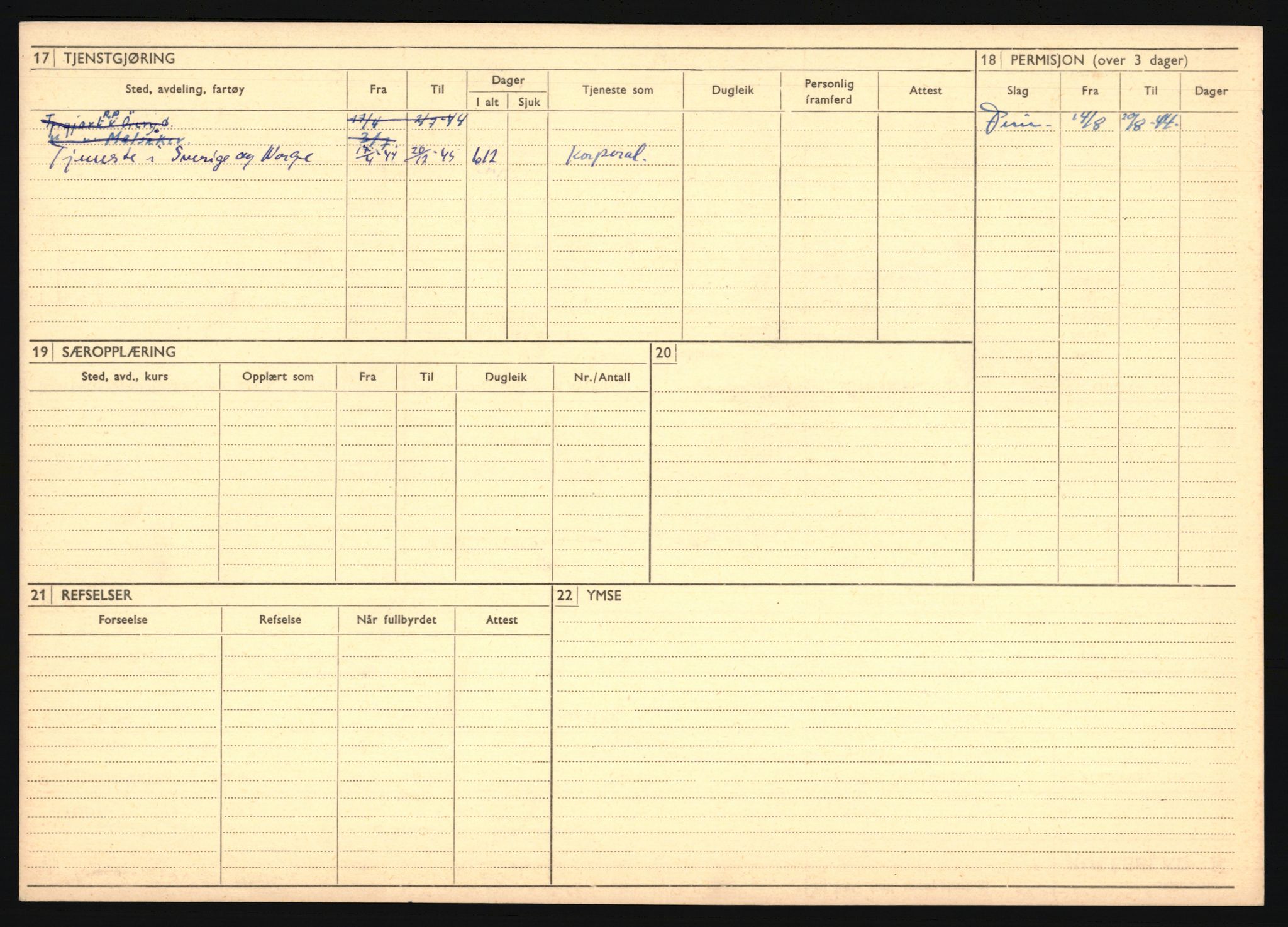 Forsvaret, Troms infanteriregiment nr. 16, AV/RA-RAFA-3146/P/Pa/L0024/0002: Rulleblad / Rulleblad for regimentets menige mannskaper, årsklasse 1941, 1941, s. 157