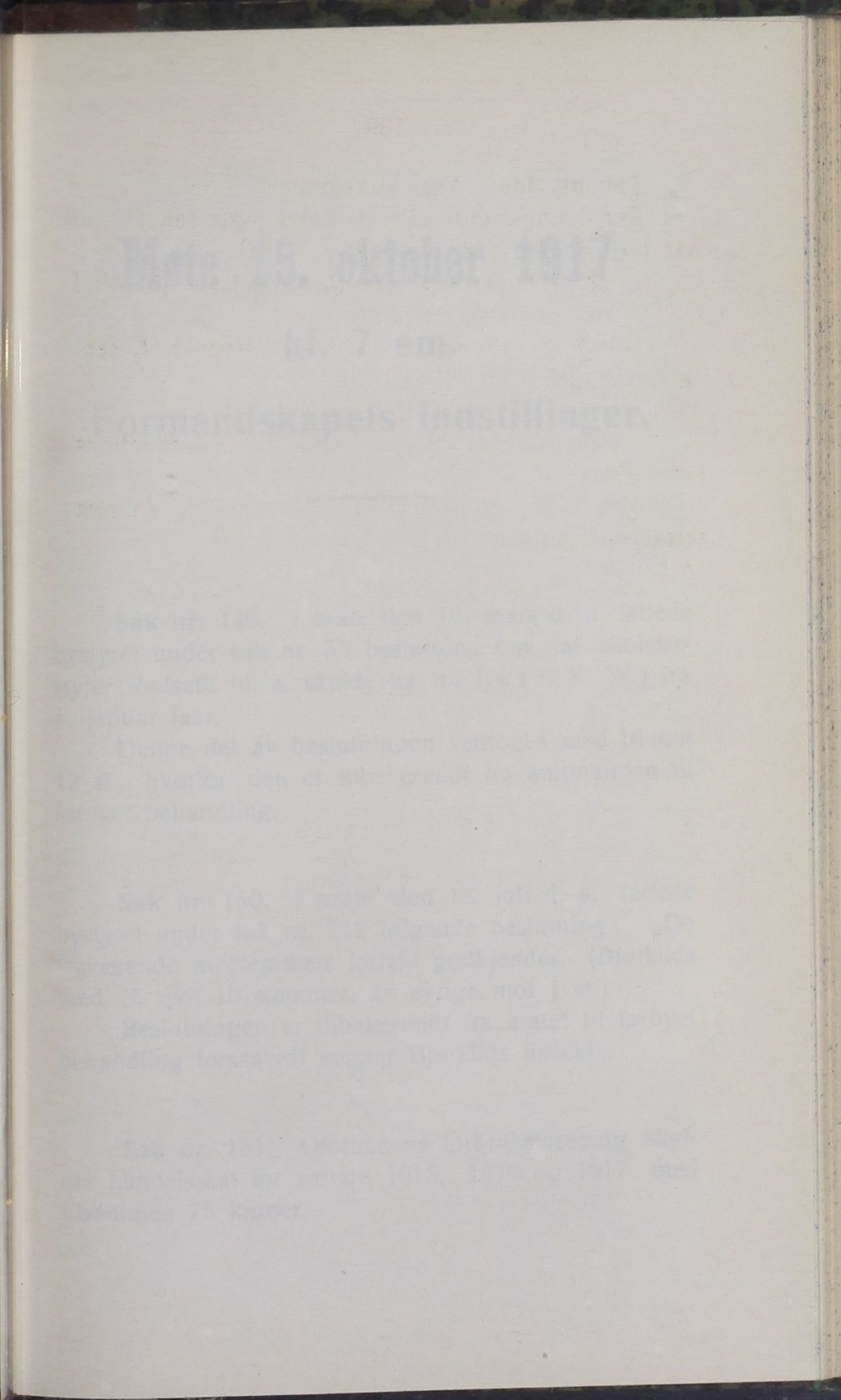 Narvik kommune. Formannskap , AIN/K-18050.150/A/Ab/L0007: Møtebok, 1917