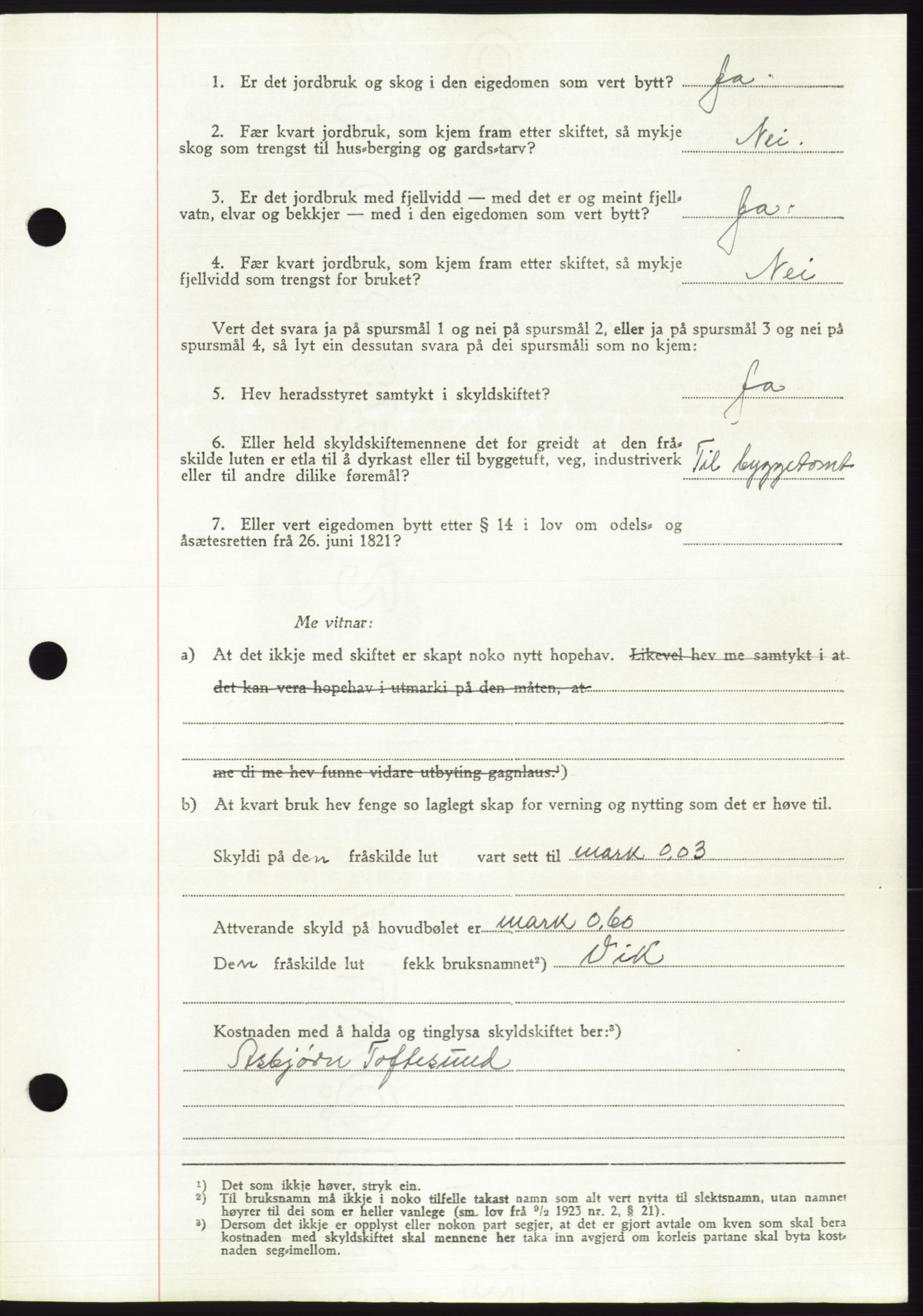 Søre Sunnmøre sorenskriveri, AV/SAT-A-4122/1/2/2C/L0086: Pantebok nr. 12A, 1949-1950, Dagboknr: 670/1950