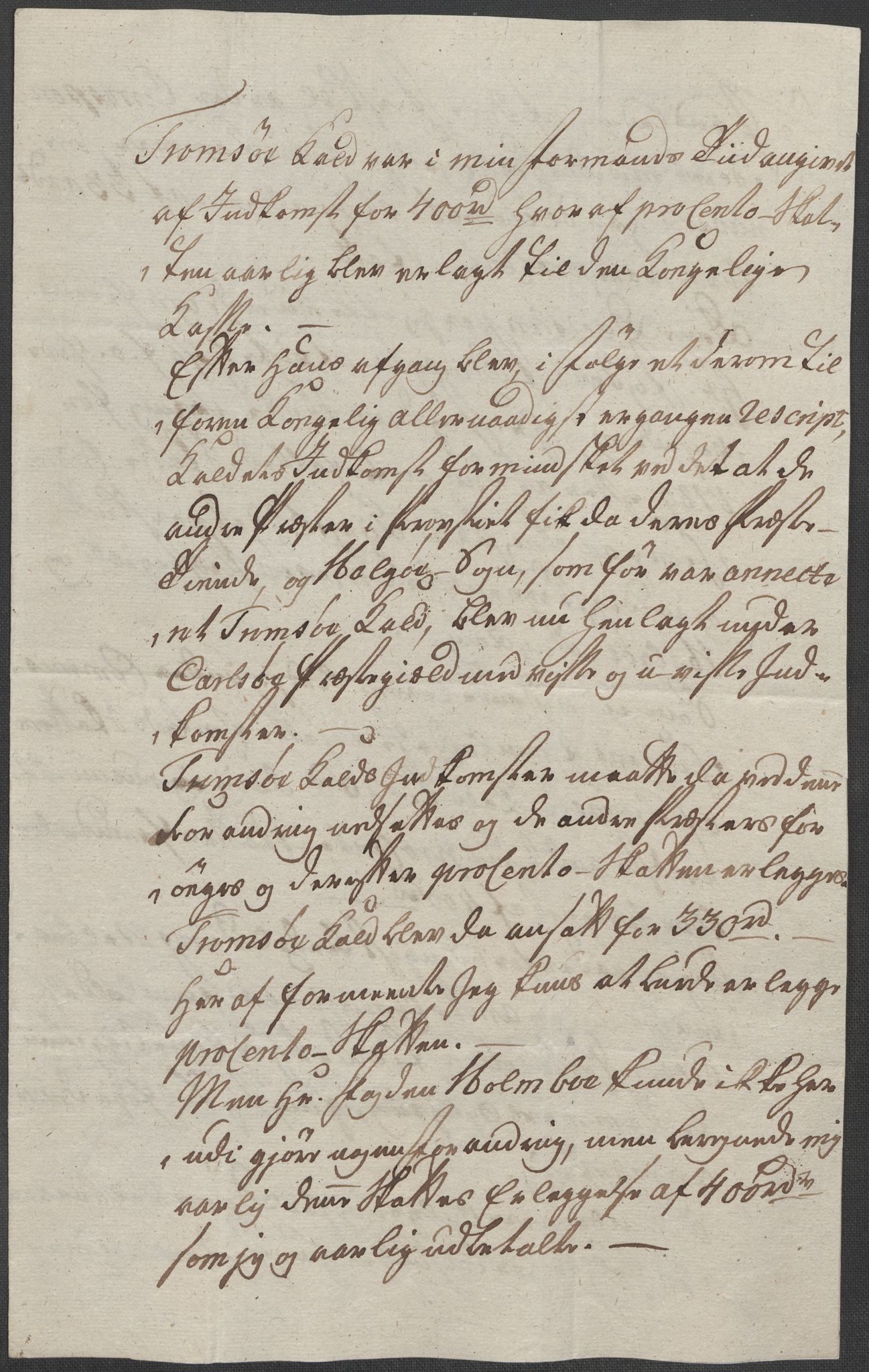 Rentekammeret inntil 1814, Reviderte regnskaper, Mindre regnskaper, AV/RA-EA-4068/Rf/Rfe/L0042:  Senja og Troms fogderi, 1789, s. 379