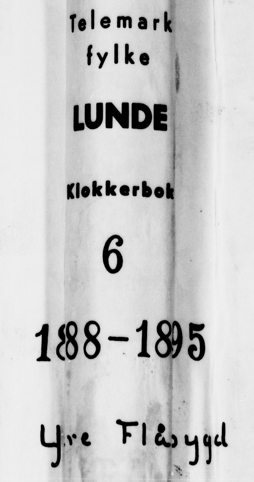 Lunde kirkebøker, SAKO/A-282/G/Gb/L0002: Klokkerbok nr. II 2, 1888-1895