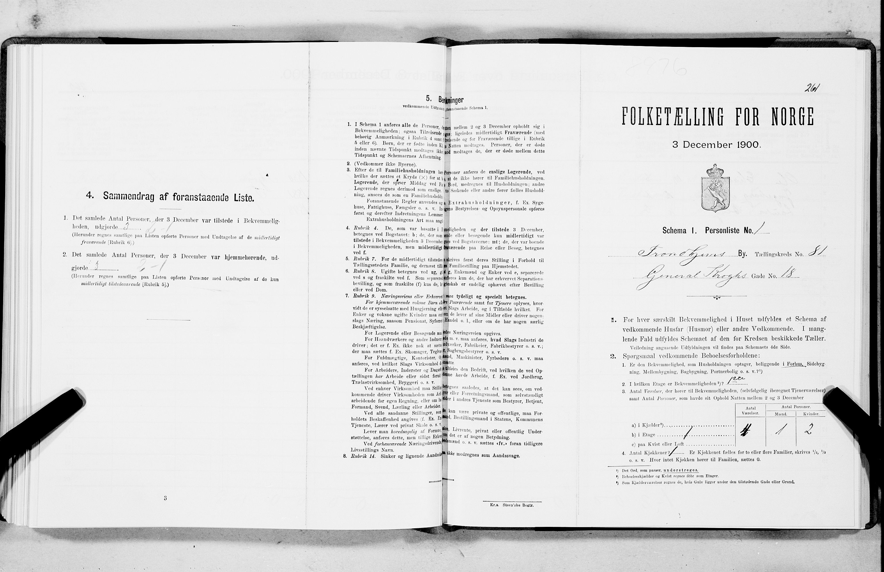 SAT, Folketelling 1900 for 1601 Trondheim kjøpstad, 1900, s. 16434