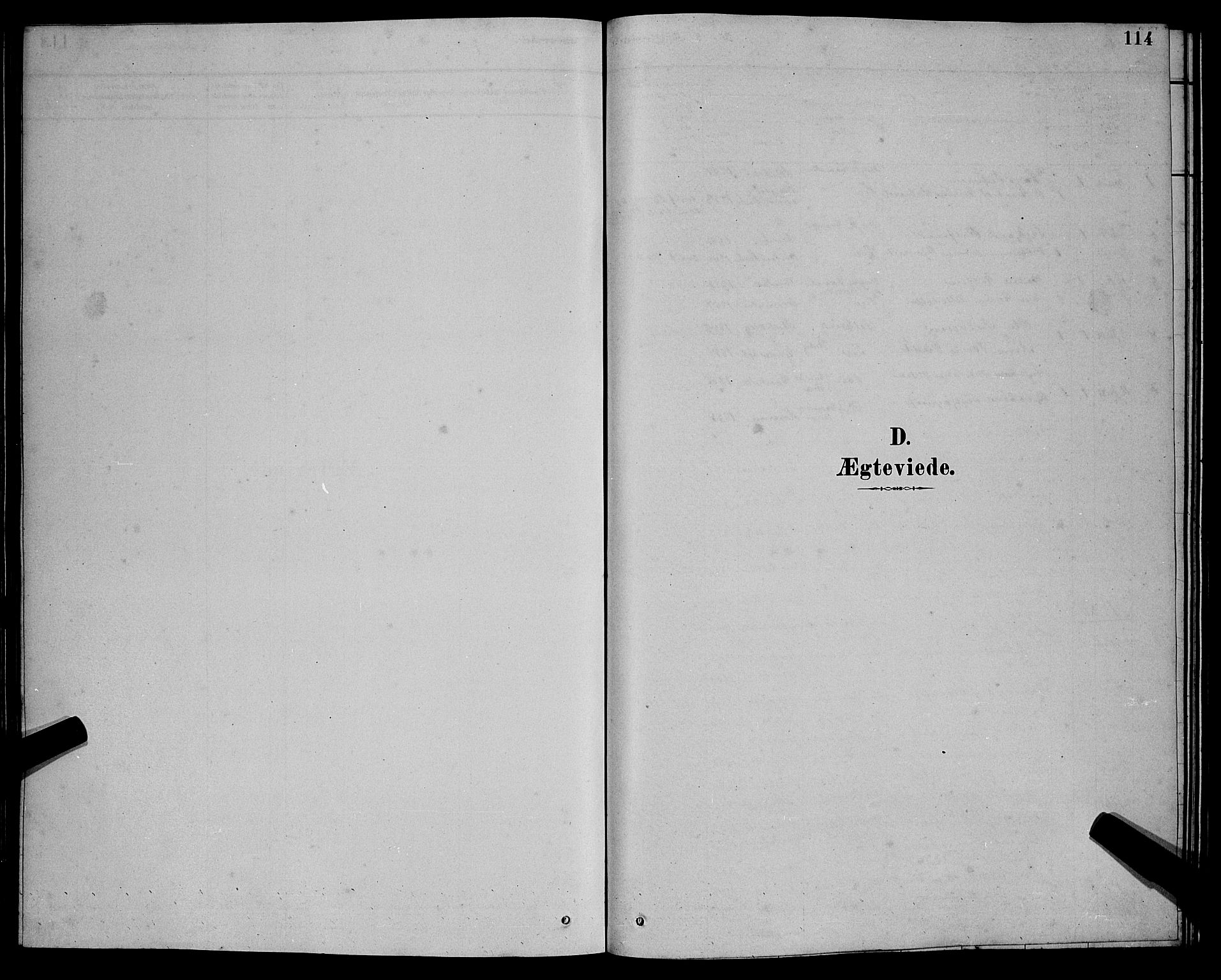 Bakke sokneprestkontor, SAK/1111-0002/F/Fb/Fba/L0002: Klokkerbok nr. B 2, 1879-1893, s. 114