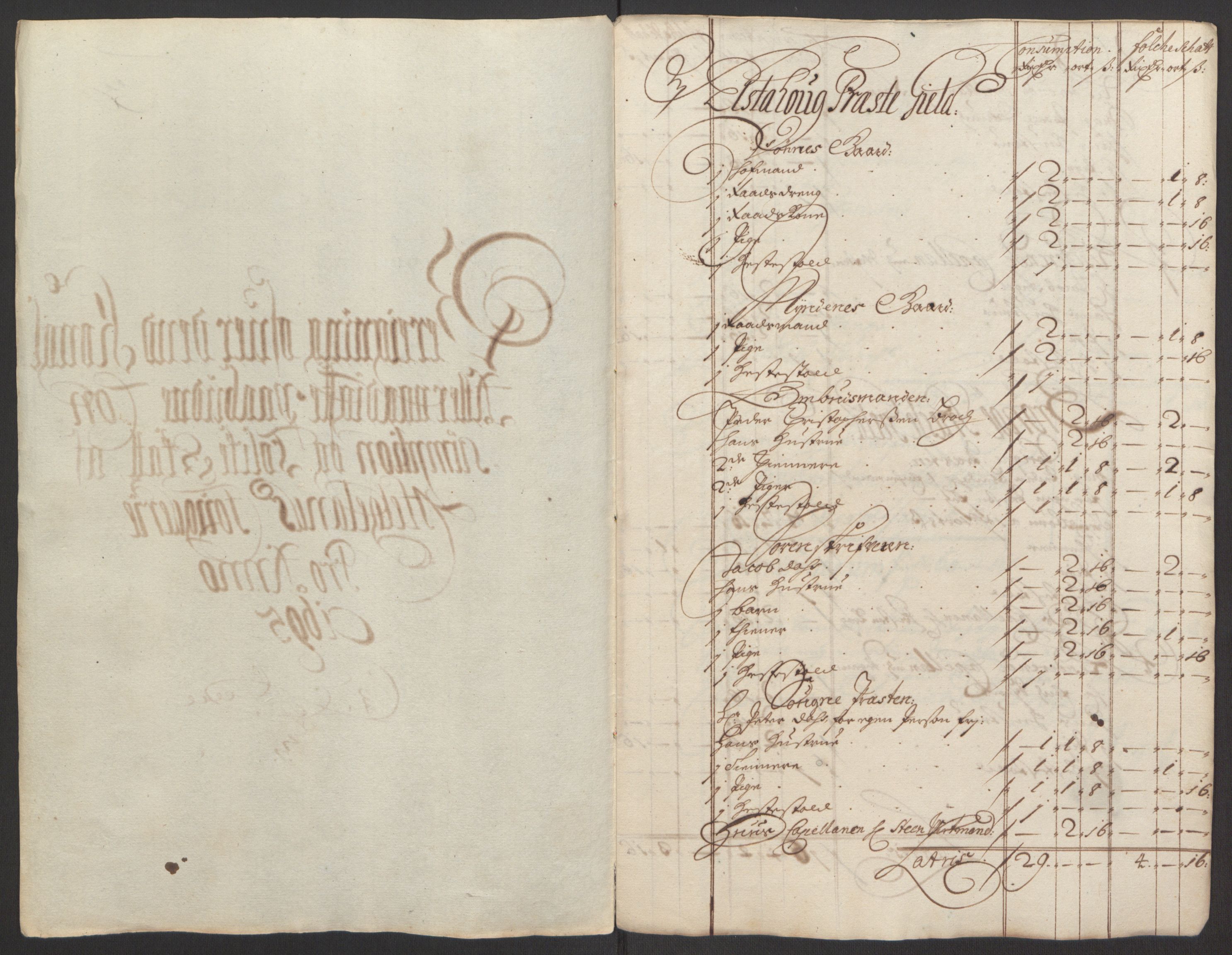 Rentekammeret inntil 1814, Reviderte regnskaper, Fogderegnskap, RA/EA-4092/R65/L4505: Fogderegnskap Helgeland, 1693-1696, s. 385