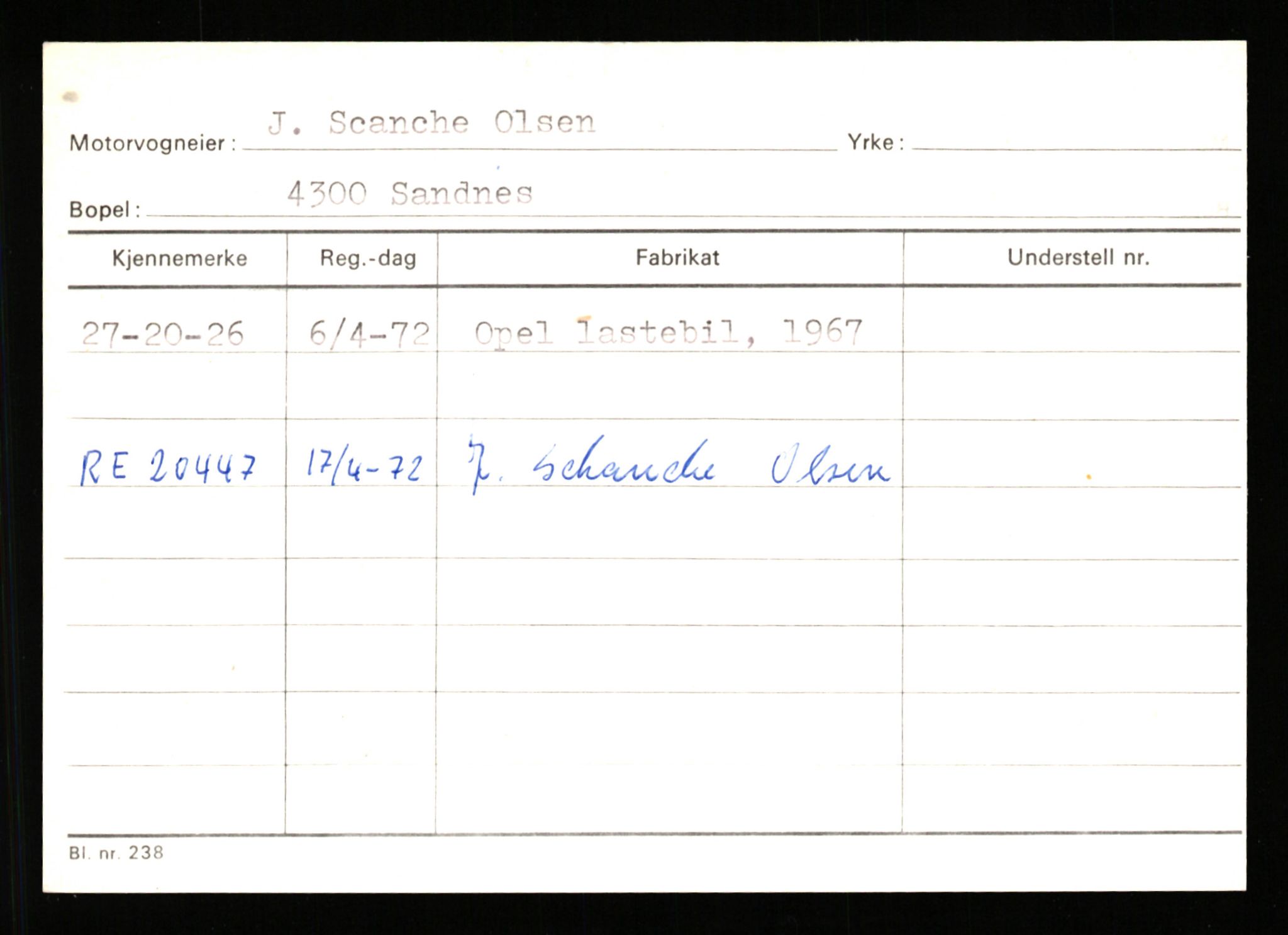 Stavanger trafikkstasjon, AV/SAST-A-101942/0/G/L0011: Registreringsnummer: 240000 - 363477, 1930-1971, s. 989