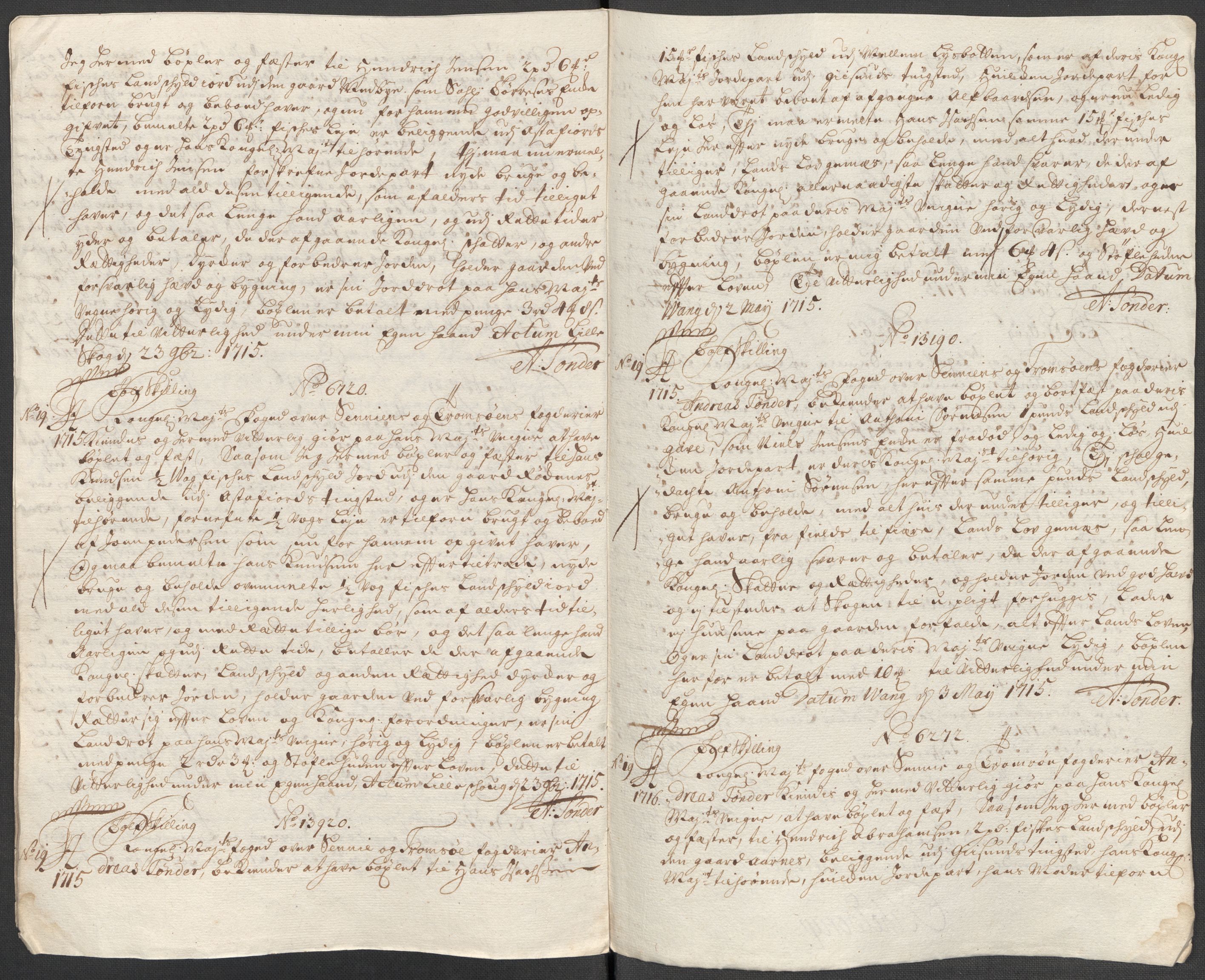 Rentekammeret inntil 1814, Reviderte regnskaper, Fogderegnskap, RA/EA-4092/R68/L4761: Fogderegnskap Senja og Troms, 1715, s. 231