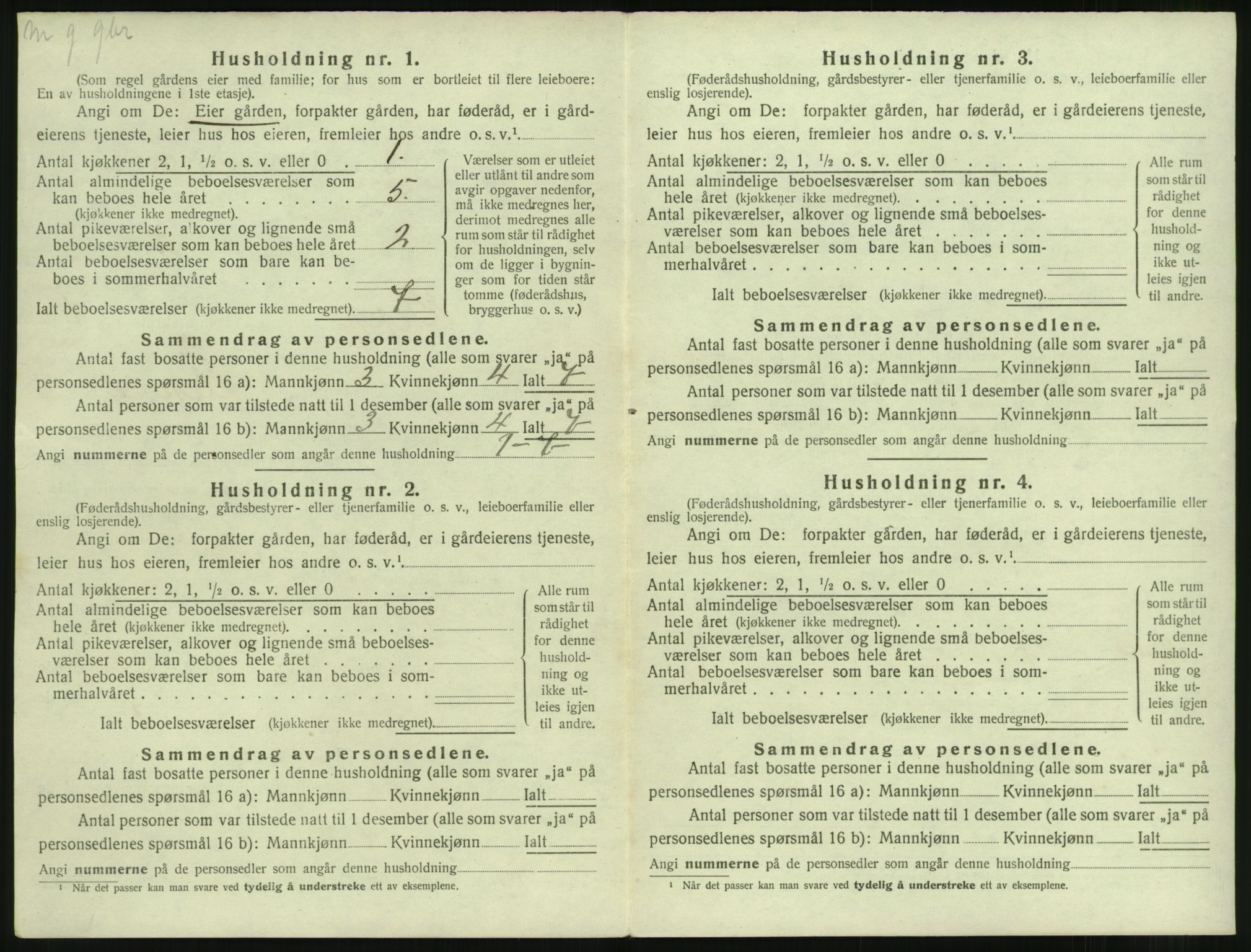SAST, Folketelling 1920 for 1120 Klepp herred, 1920, s. 41