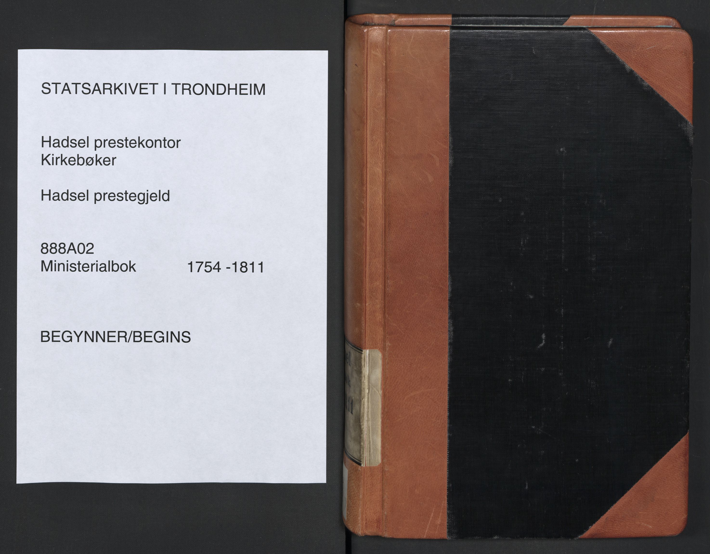 Ministerialprotokoller, klokkerbøker og fødselsregistre - Nordland, SAT/A-1459/888/L1233: Ministerialbok nr. 888A02, 1754-1811