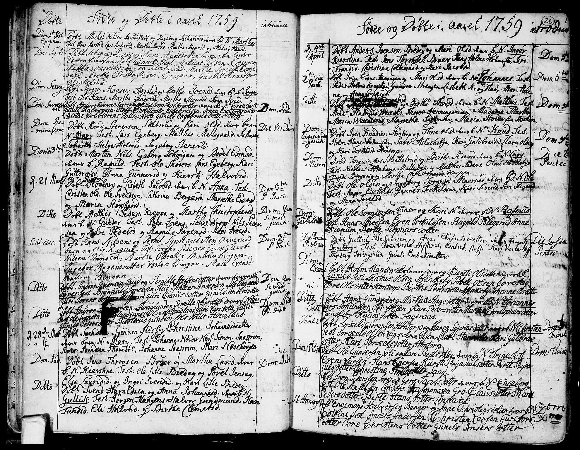 Trøgstad prestekontor Kirkebøker, AV/SAO-A-10925/F/Fa/L0004: Ministerialbok nr. I 4, 1750-1784, s. 26