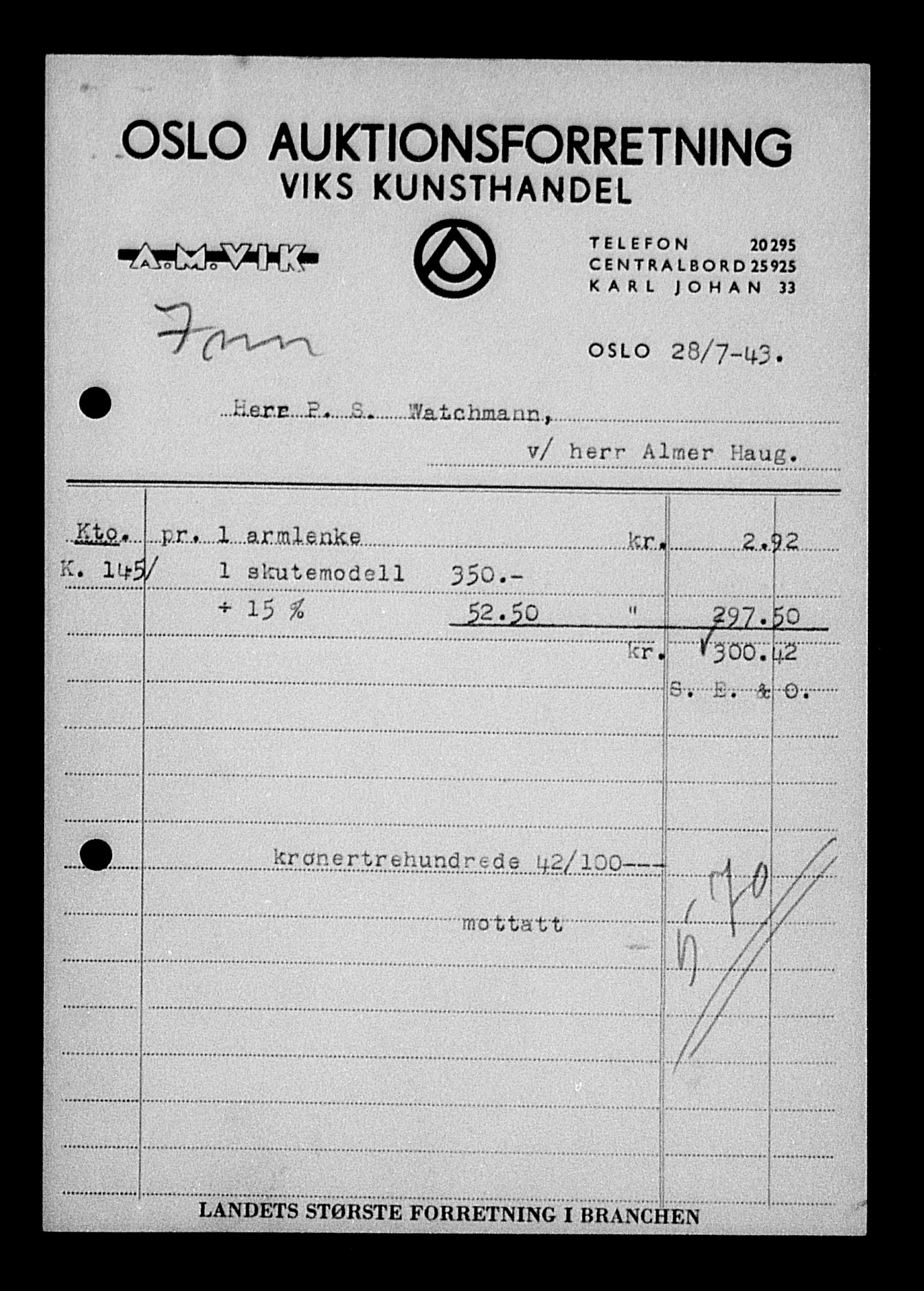 Justisdepartementet, Tilbakeføringskontoret for inndratte formuer, AV/RA-S-1564/H/Hc/Hcc/L0985: --, 1945-1947, s. 332