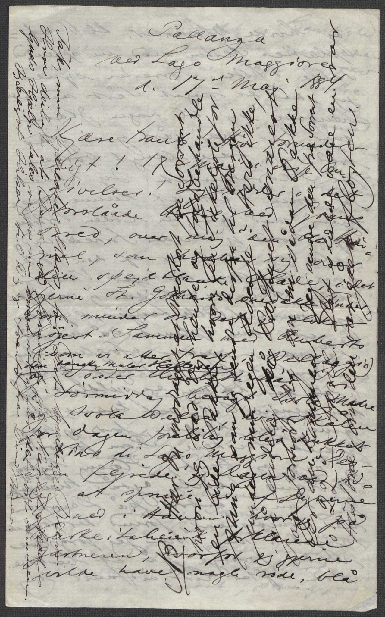 Beyer, Frants, RA/PA-0132/F/L0001: Brev fra Edvard Grieg til Frantz Beyer og "En del optegnelser som kan tjene til kommentar til brevene" av Marie Beyer, 1872-1907, s. 122